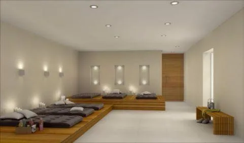 Spa and wellness centre/facilities, Bed in Apto Vista Mar Com Lazer Total