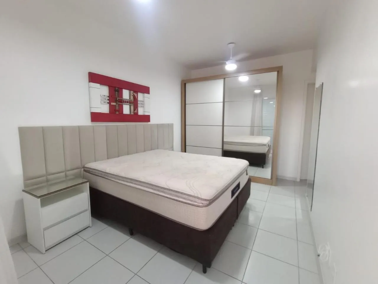 Bed in Apto Vista Mar Com Lazer Total