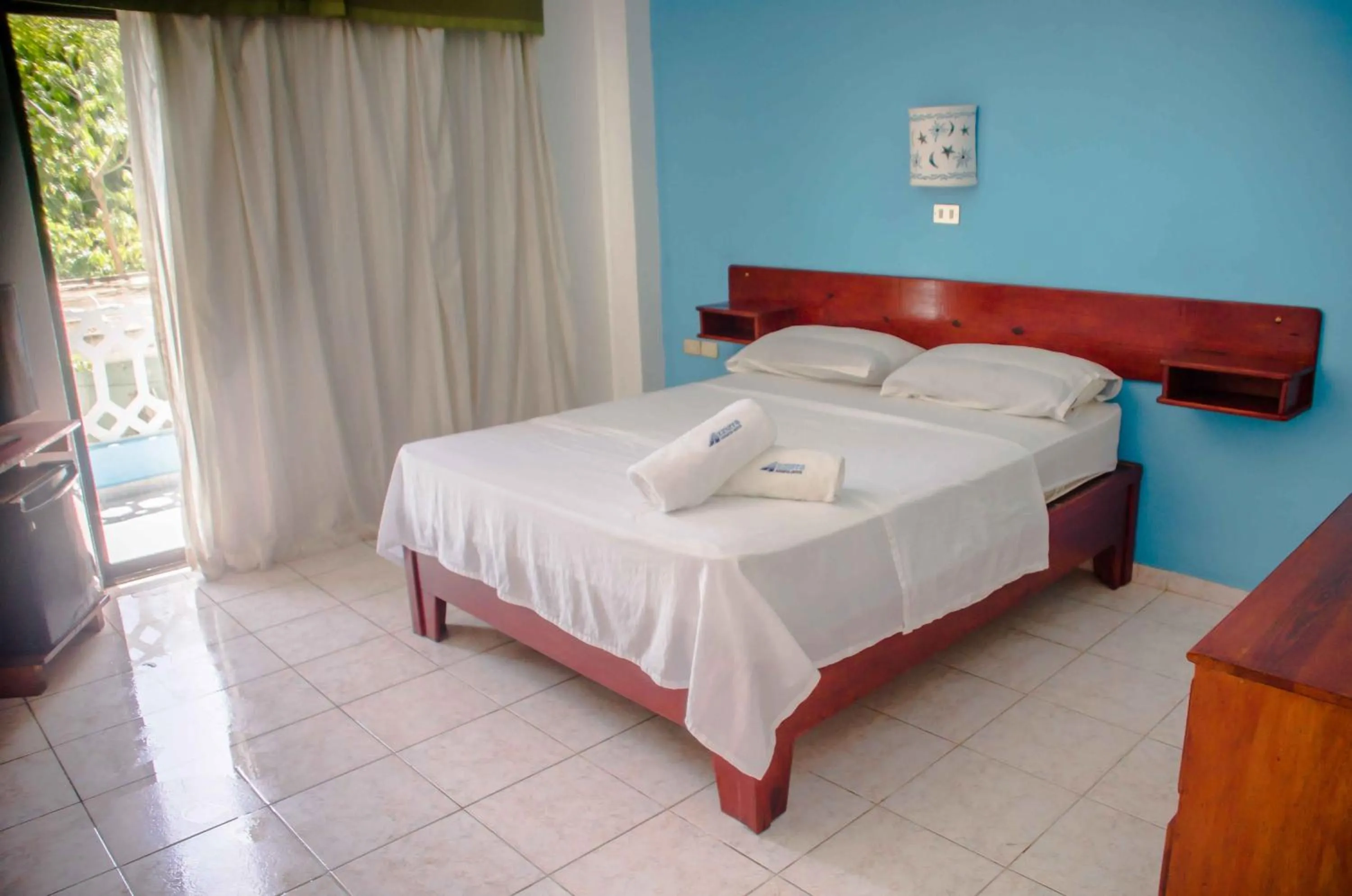 Bed in Aparta Hotel Azzurra