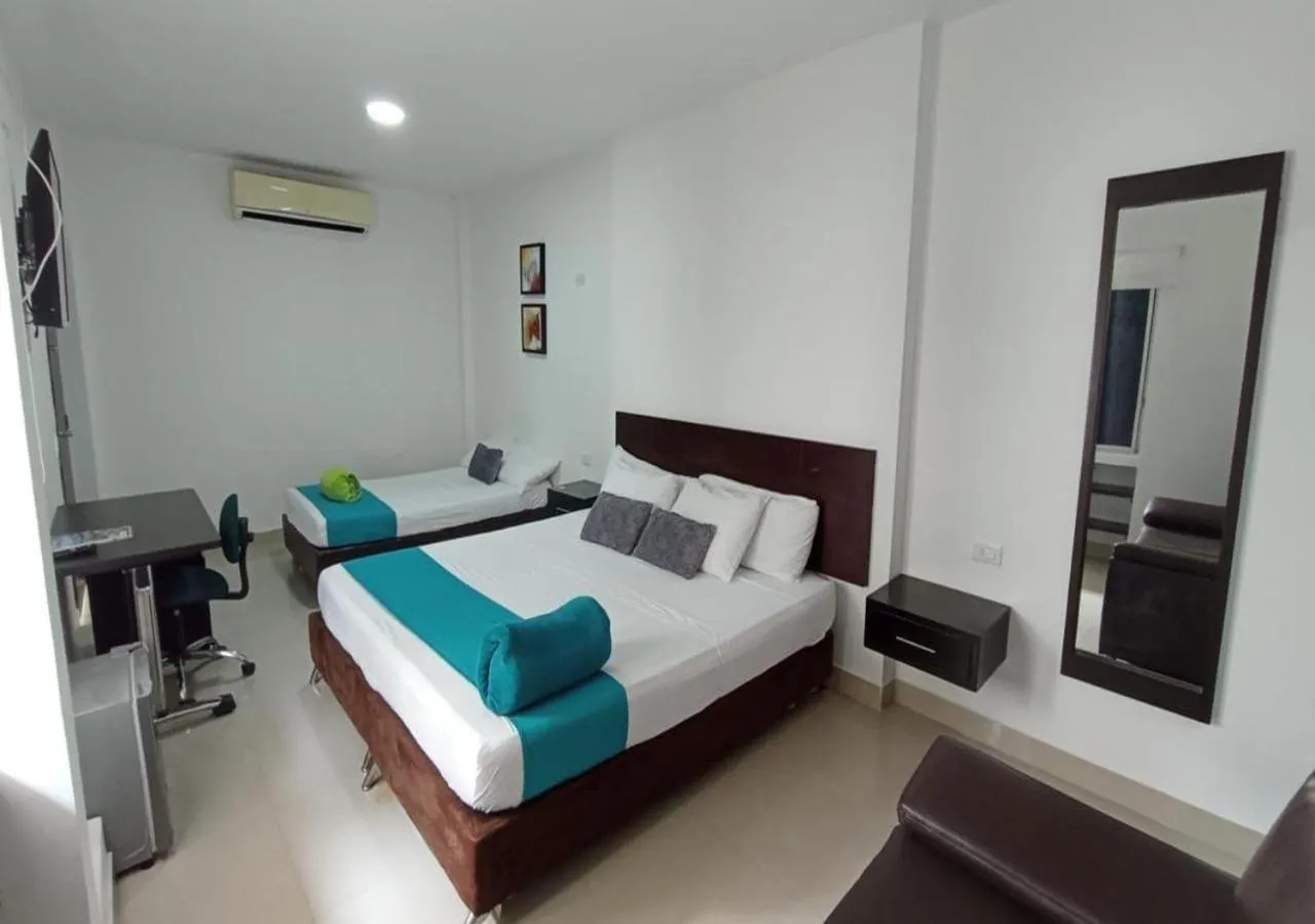 Bed in Don David Sabana Hotel