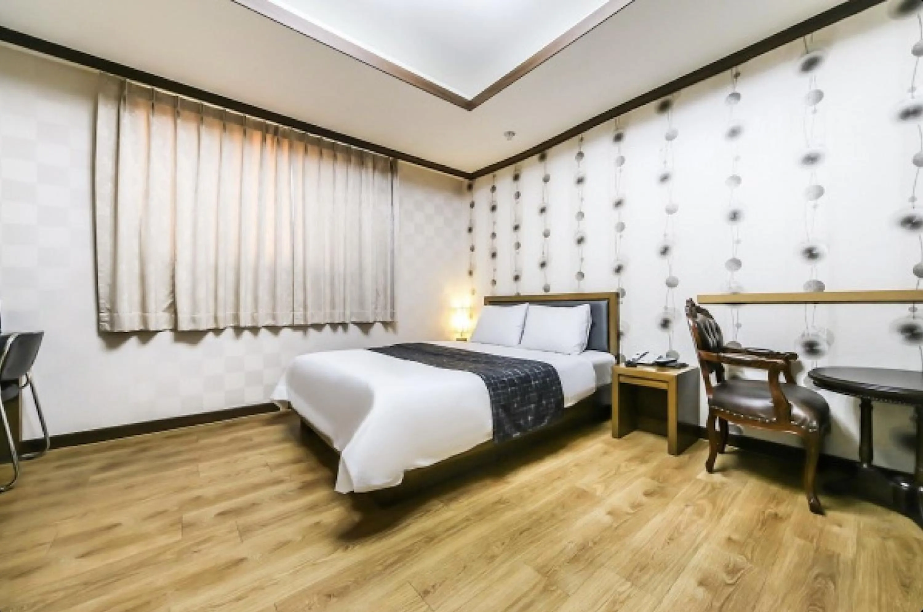 Bed in Modern Business Hotel