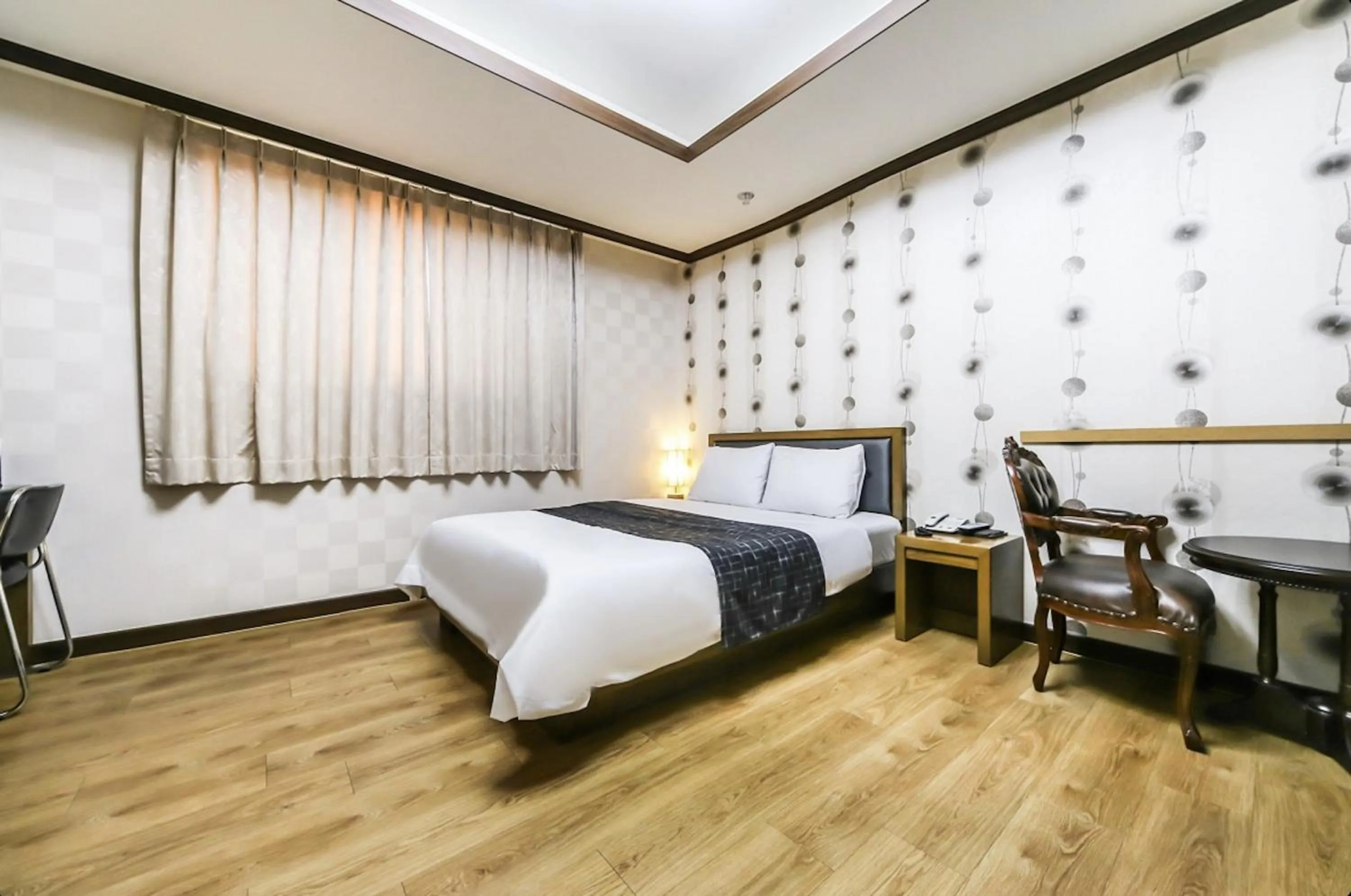 Bed in Modern Business Hotel