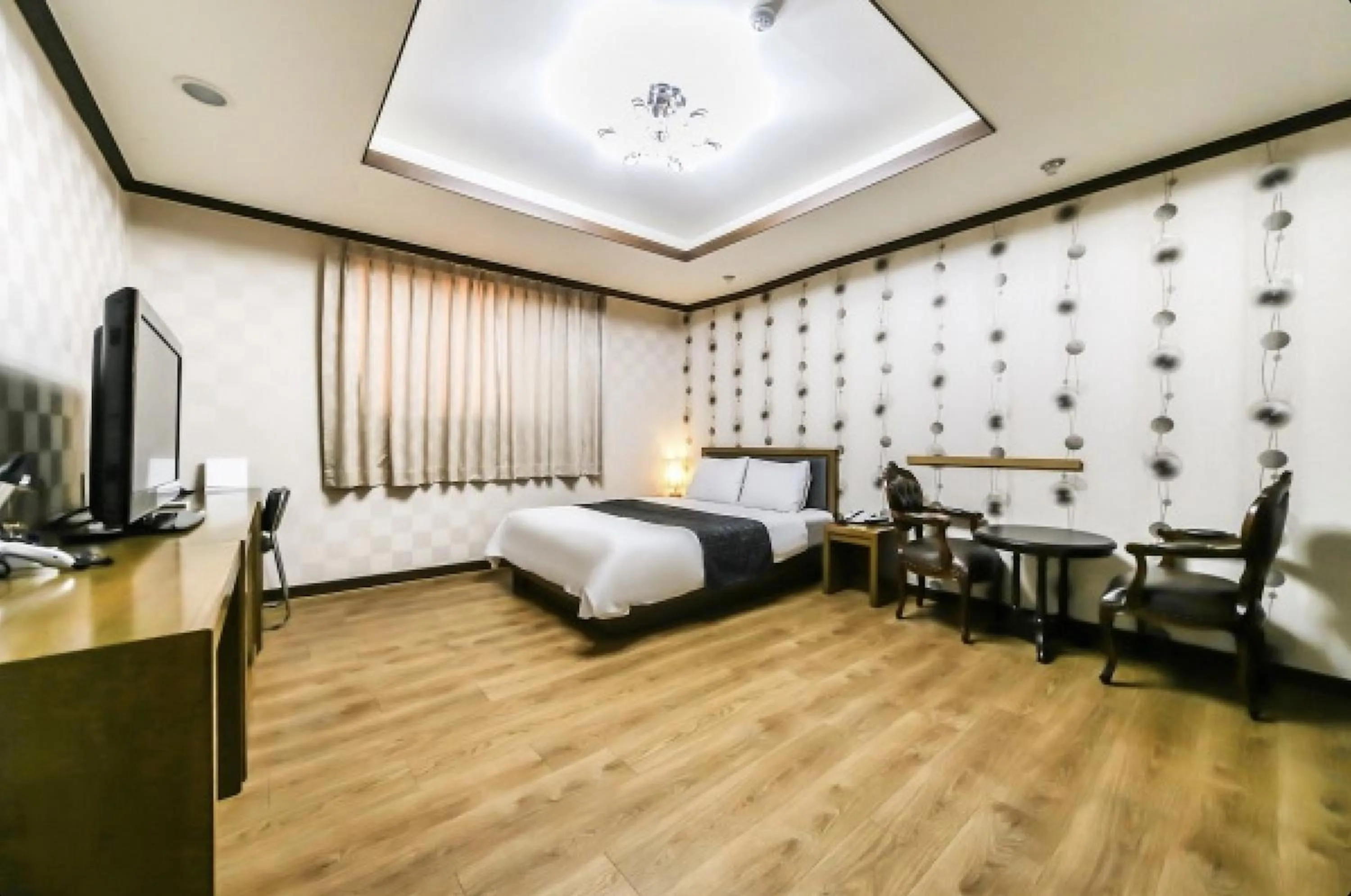 Bed in Modern Business Hotel