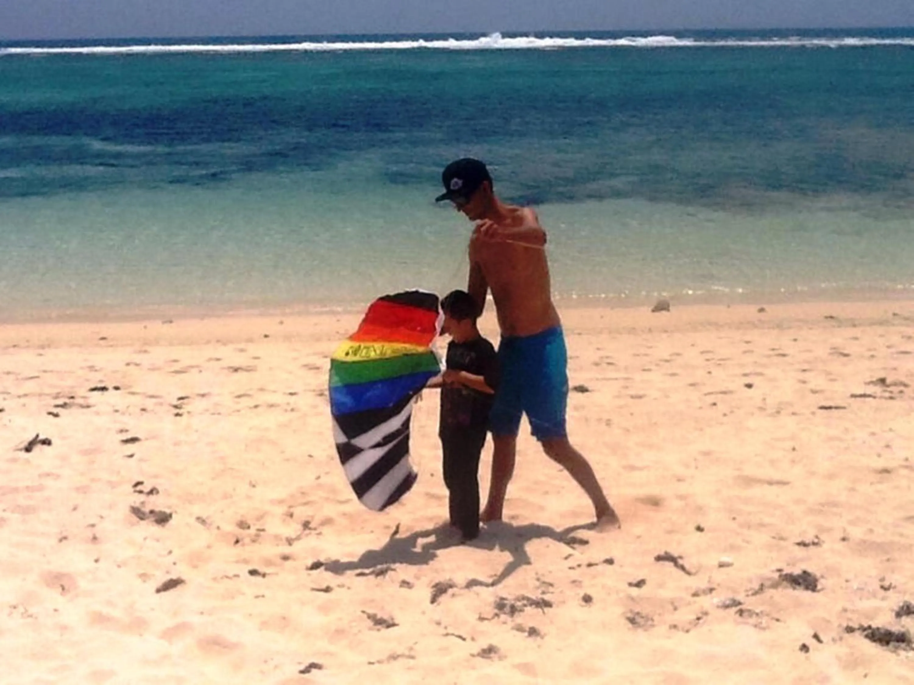 People in Whitesands Beach Resort