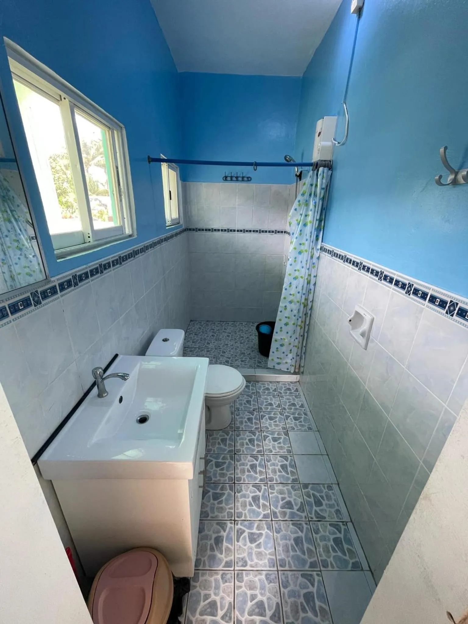 Shower in Whitesands Beach Resort