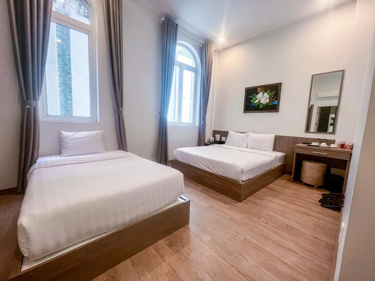 Bed in Ami Hotel Dalat