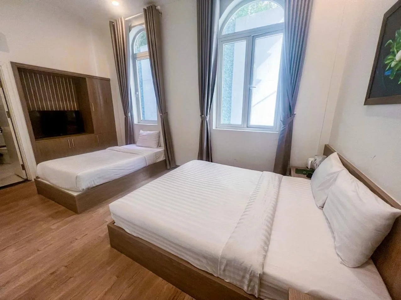 Bed in Ami Hotel Dalat