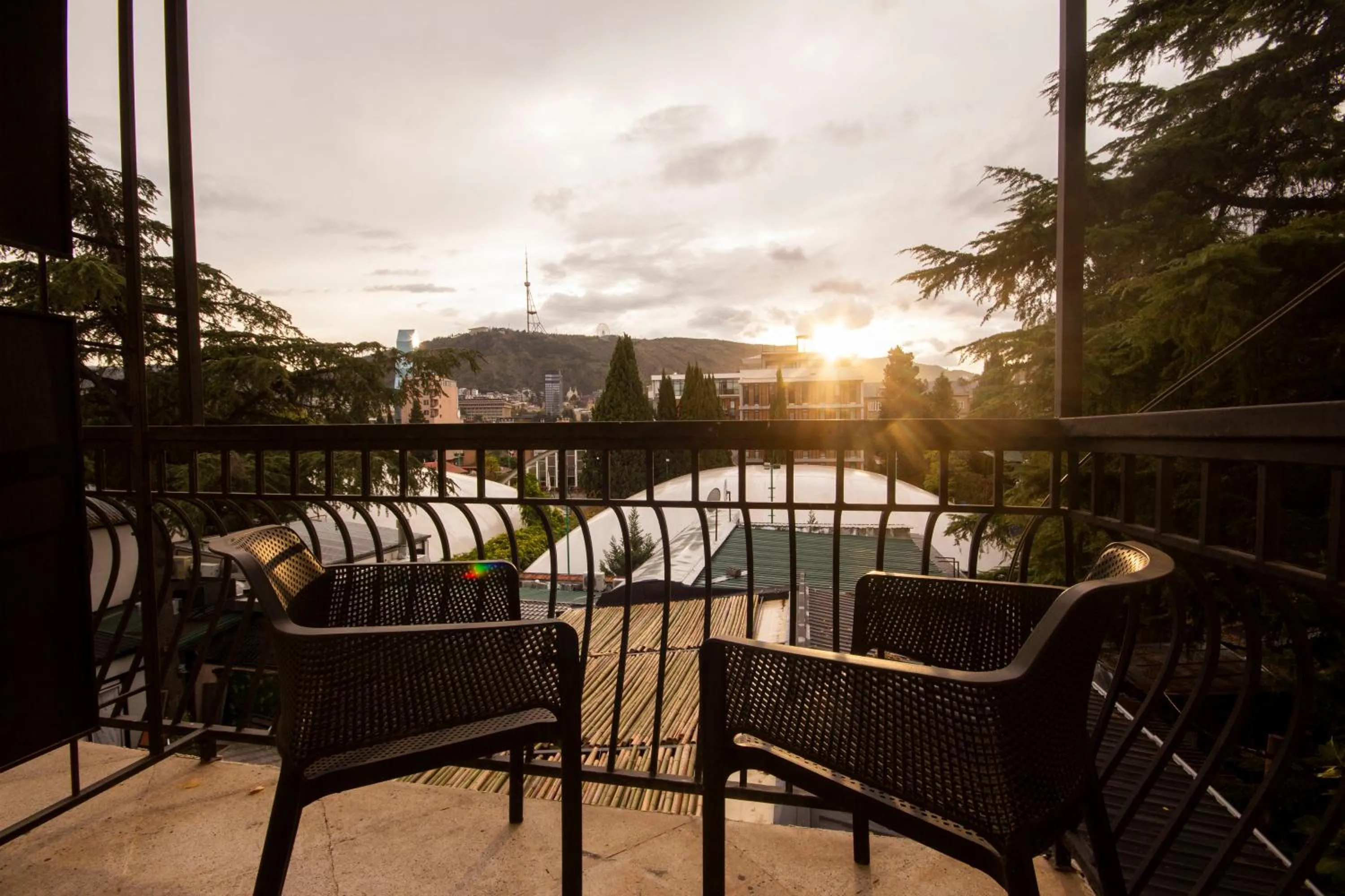 Balcony/Terrace in Kinor David Glatt Kosher Hotel