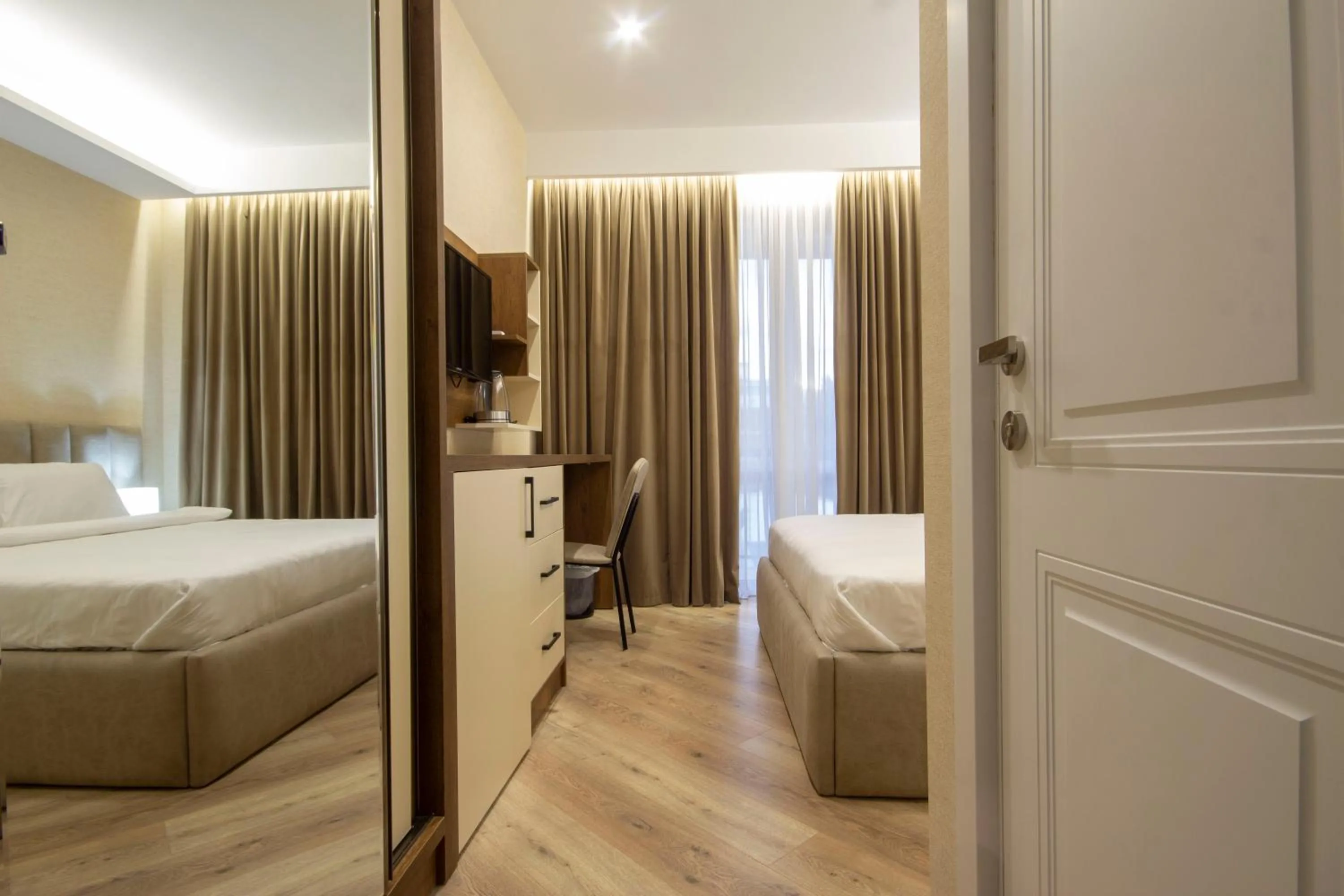 Bed in Kinor David Glatt Kosher Hotel