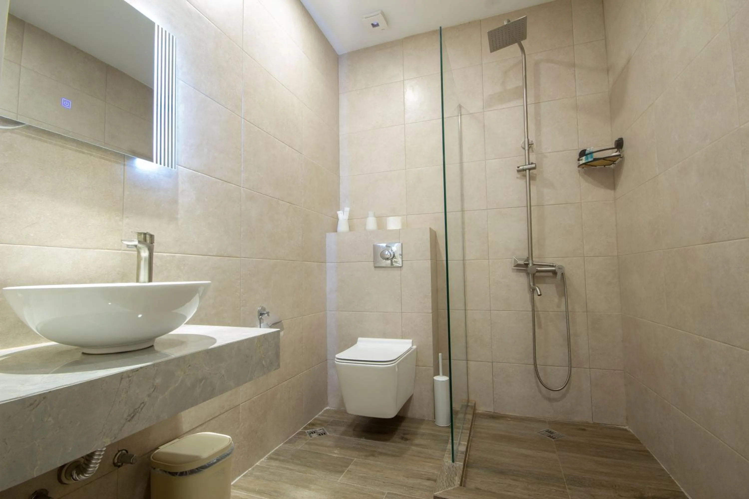 Shower in Kinor David Glatt Kosher Hotel