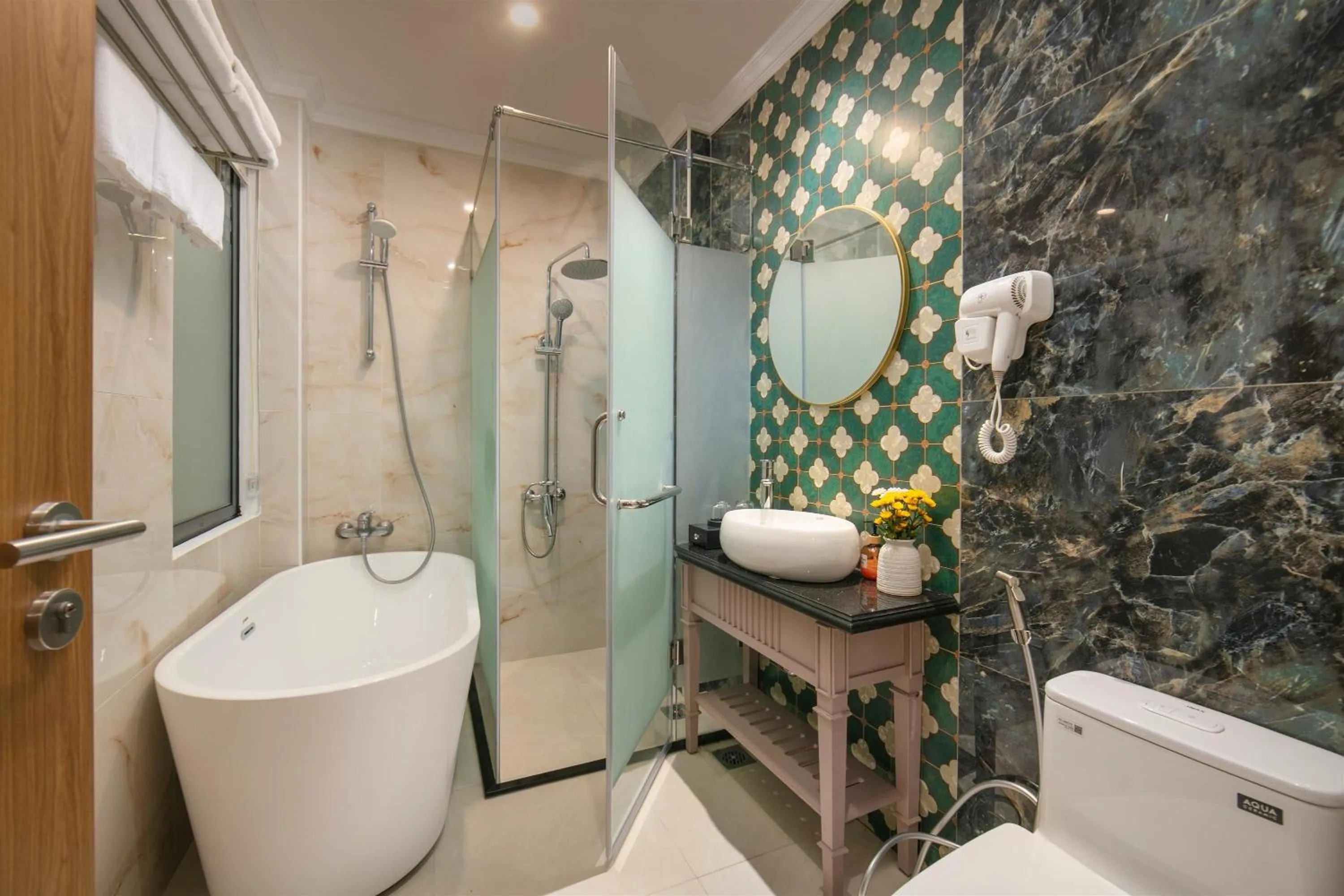 Bathroom in Dong Xuan Boutique Hotel