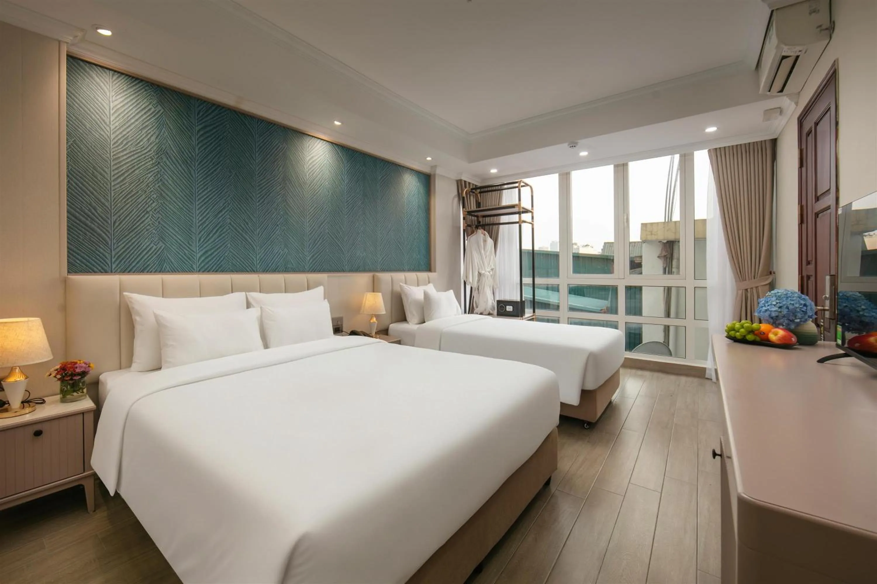 View (from property/room), Bed in Dong Xuan Boutique Hotel