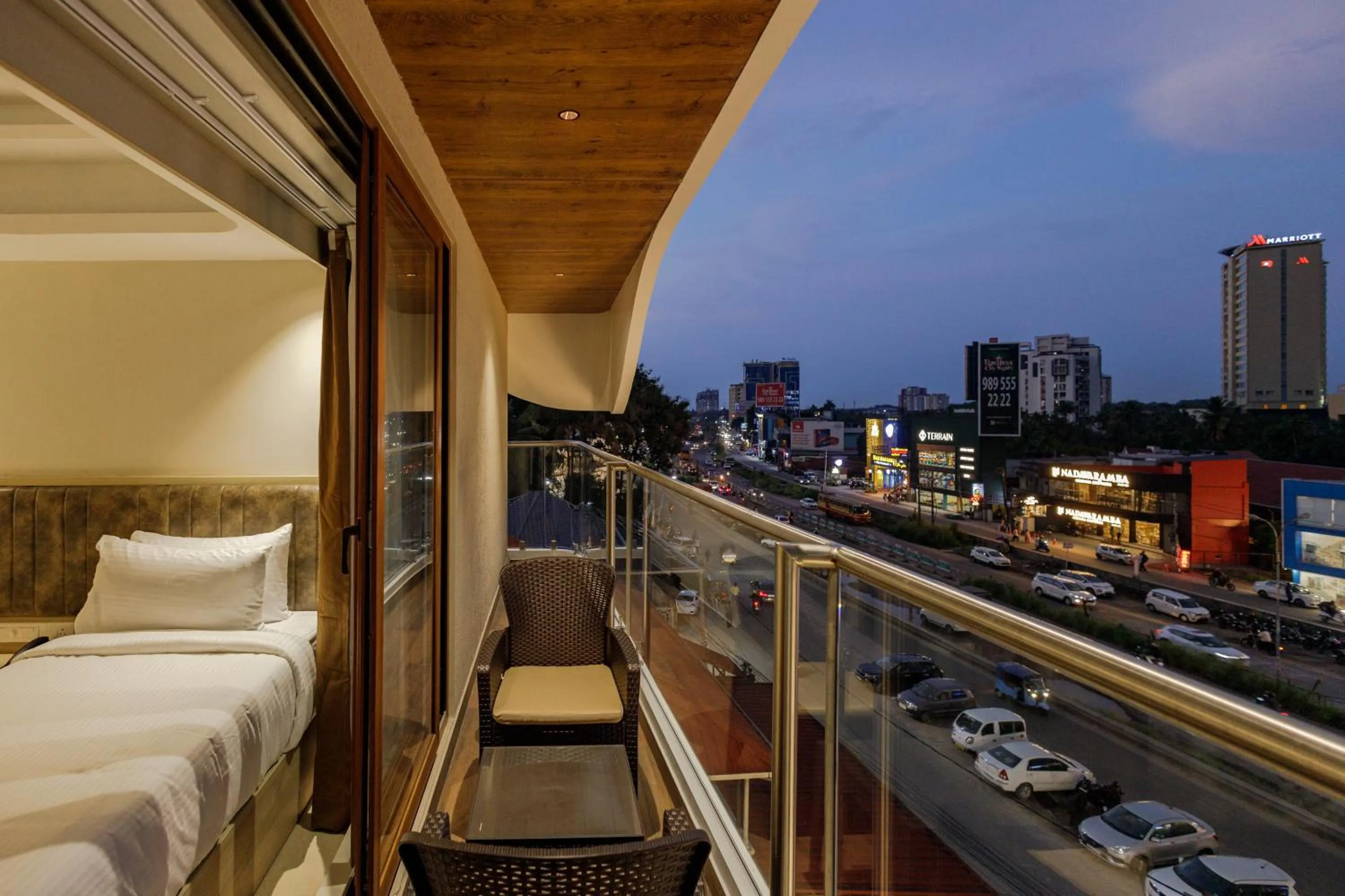 Bed in Olwen Suites