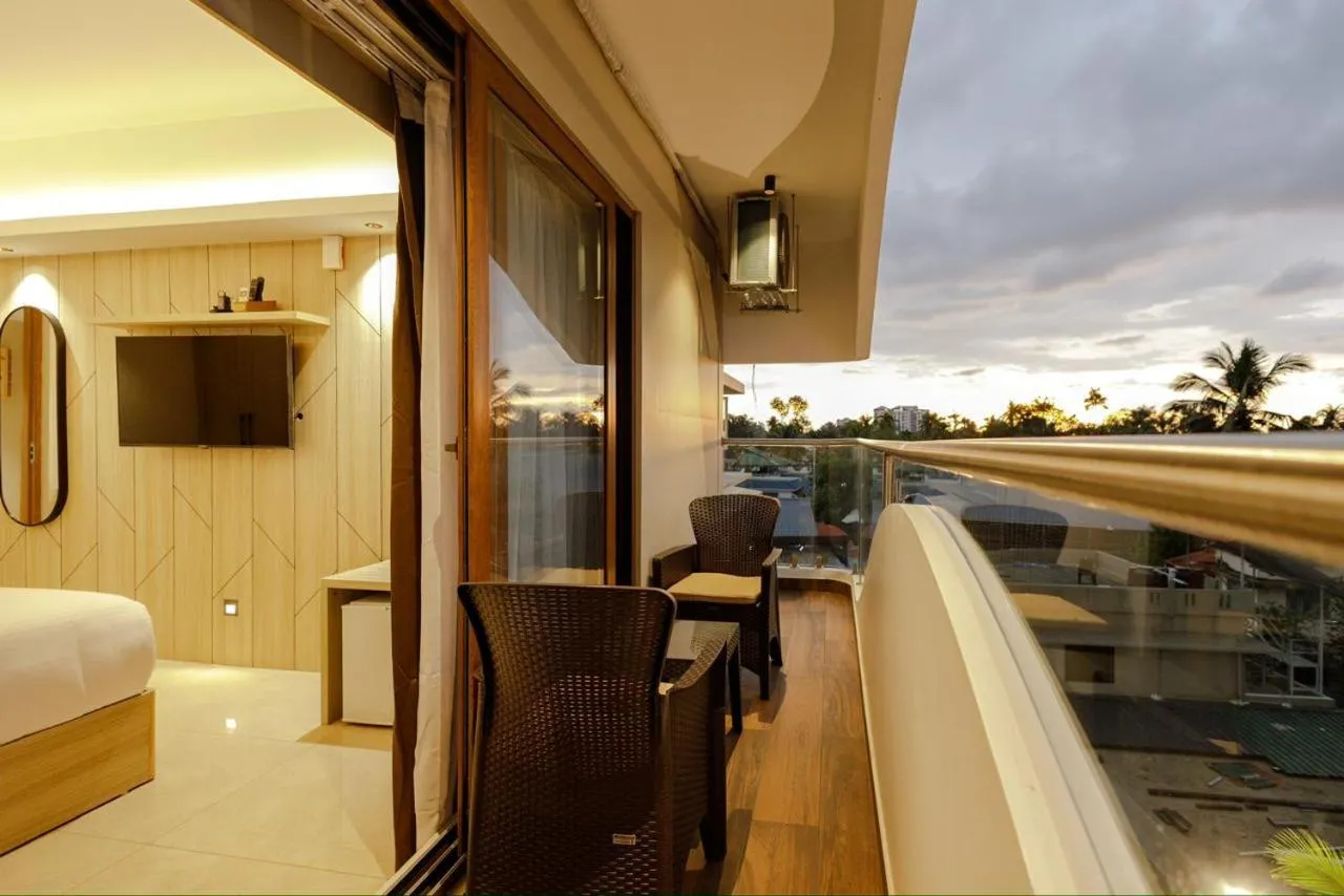 Bed in Olwen Suites