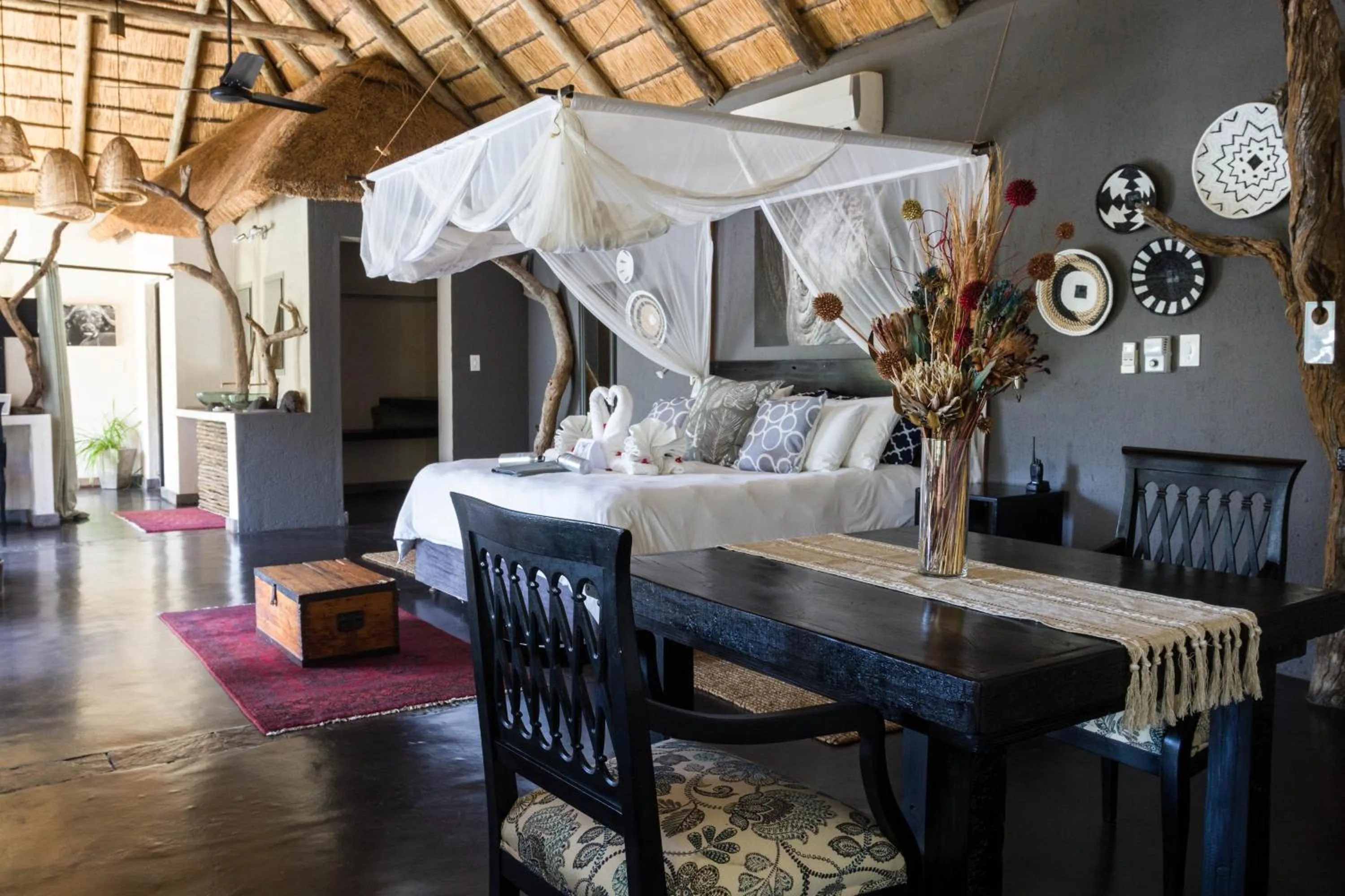 Bed in Ezulwini Game Lodges