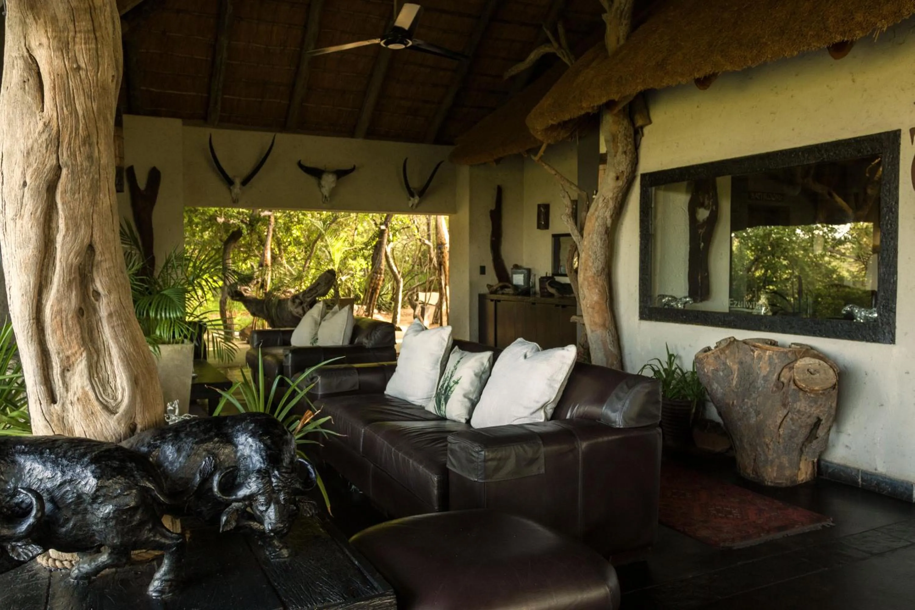 Seating area in Ezulwini Game Lodges