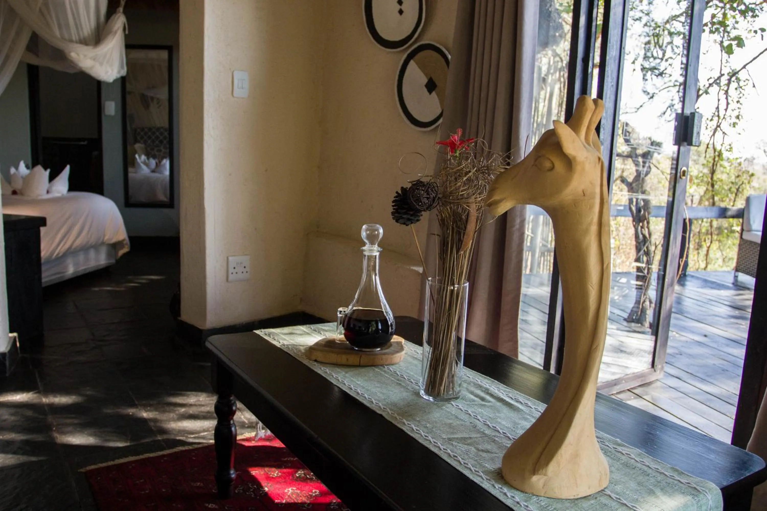 Patio in Ezulwini Game Lodges