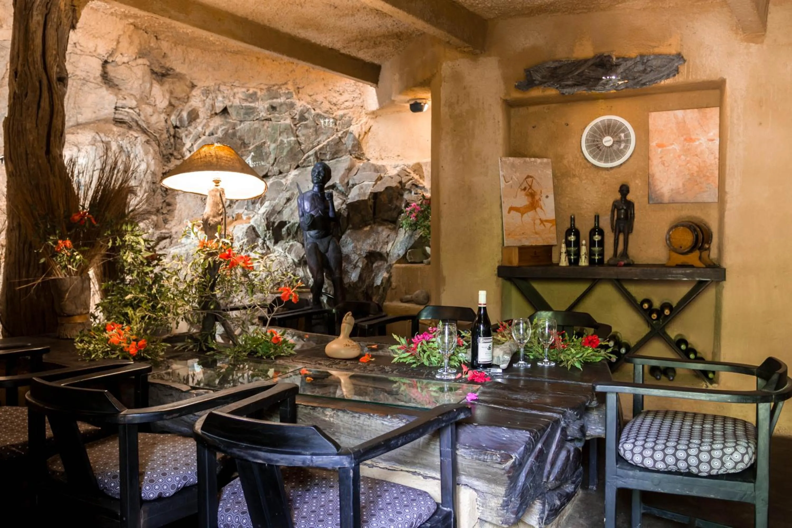 Seating area in Ezulwini Game Lodges