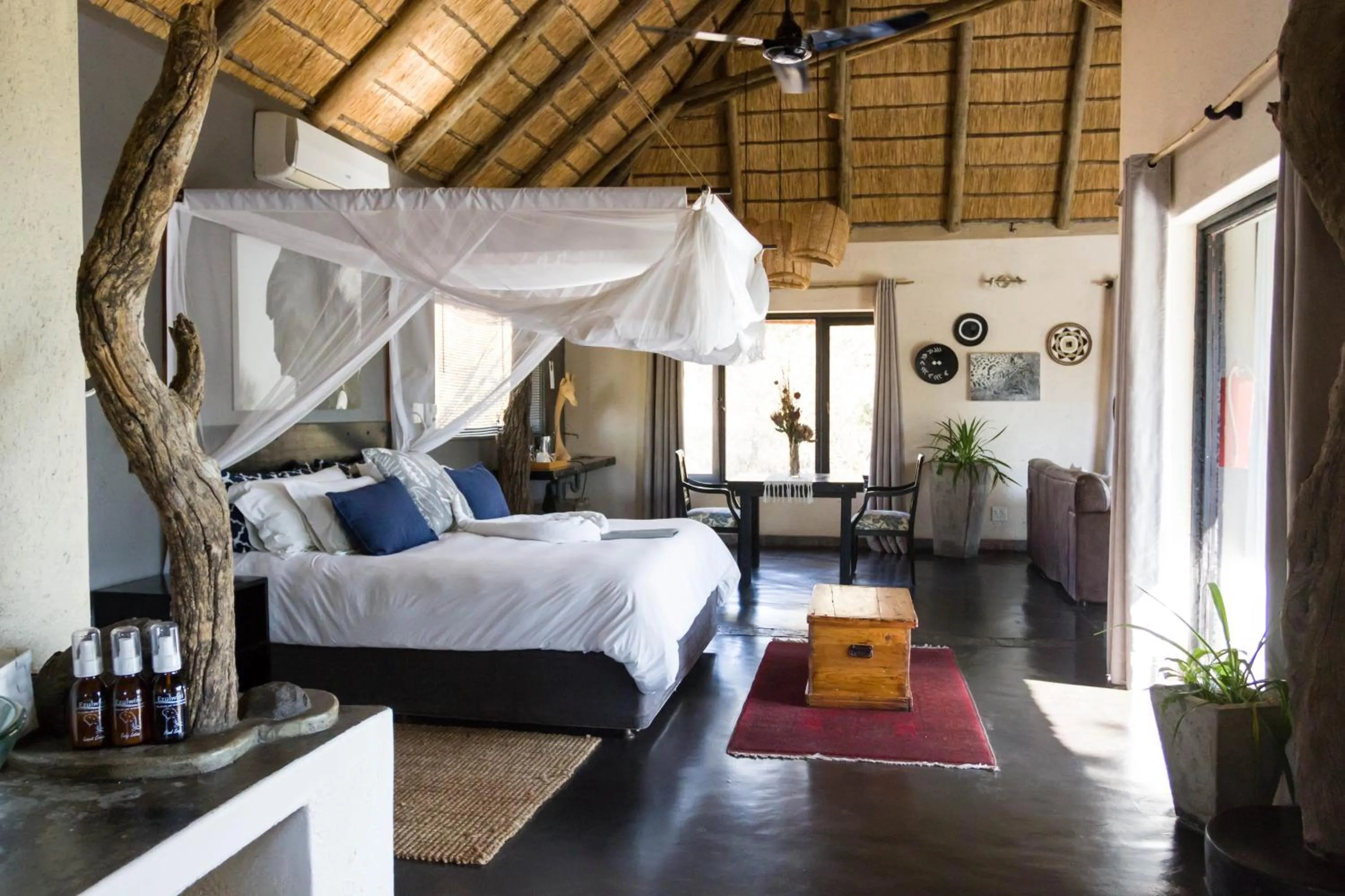 Bed in Ezulwini Game Lodges
