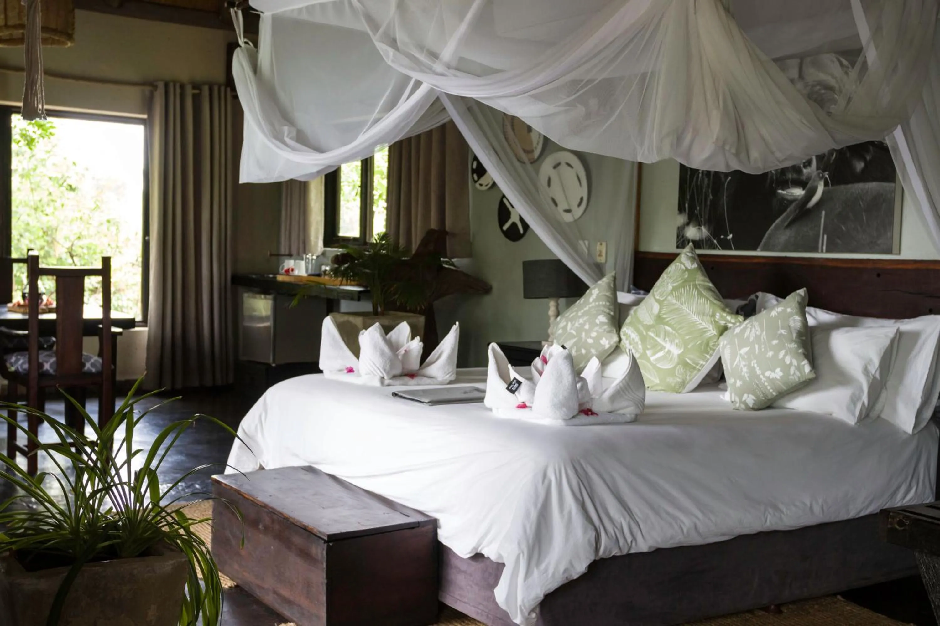 Bedroom, Bed in Ezulwini Game Lodges