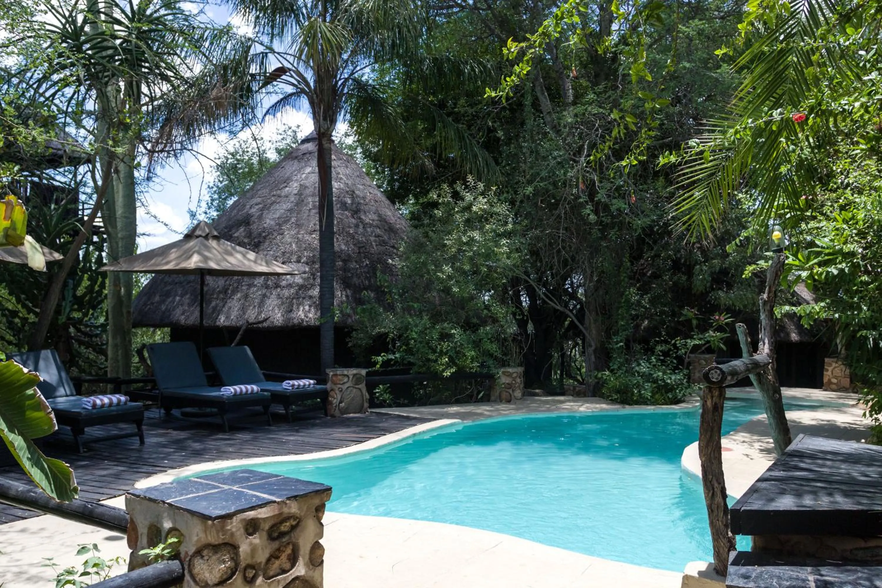Swimming pool in Ezulwini Game Lodges