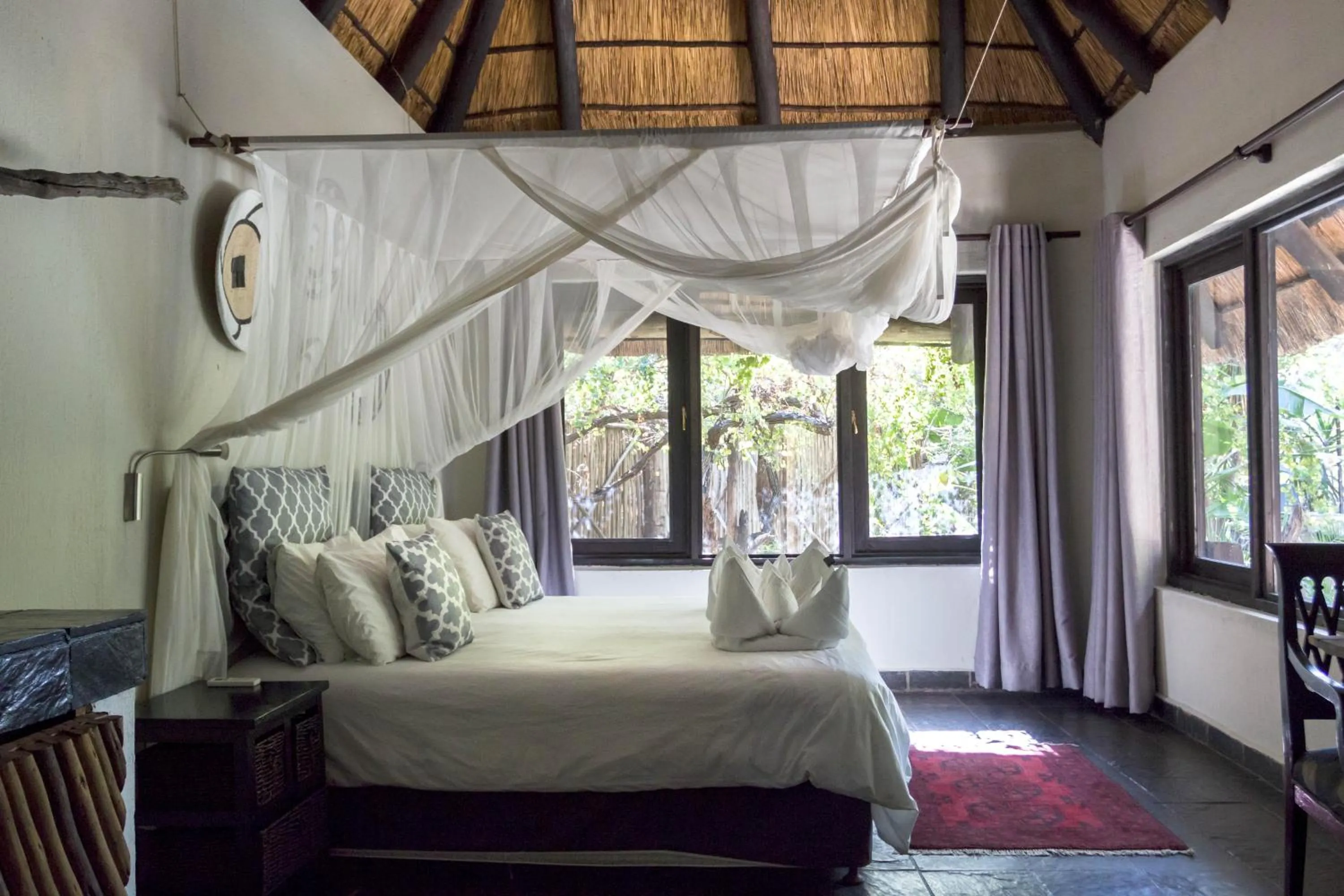 Bed in Ezulwini Game Lodges