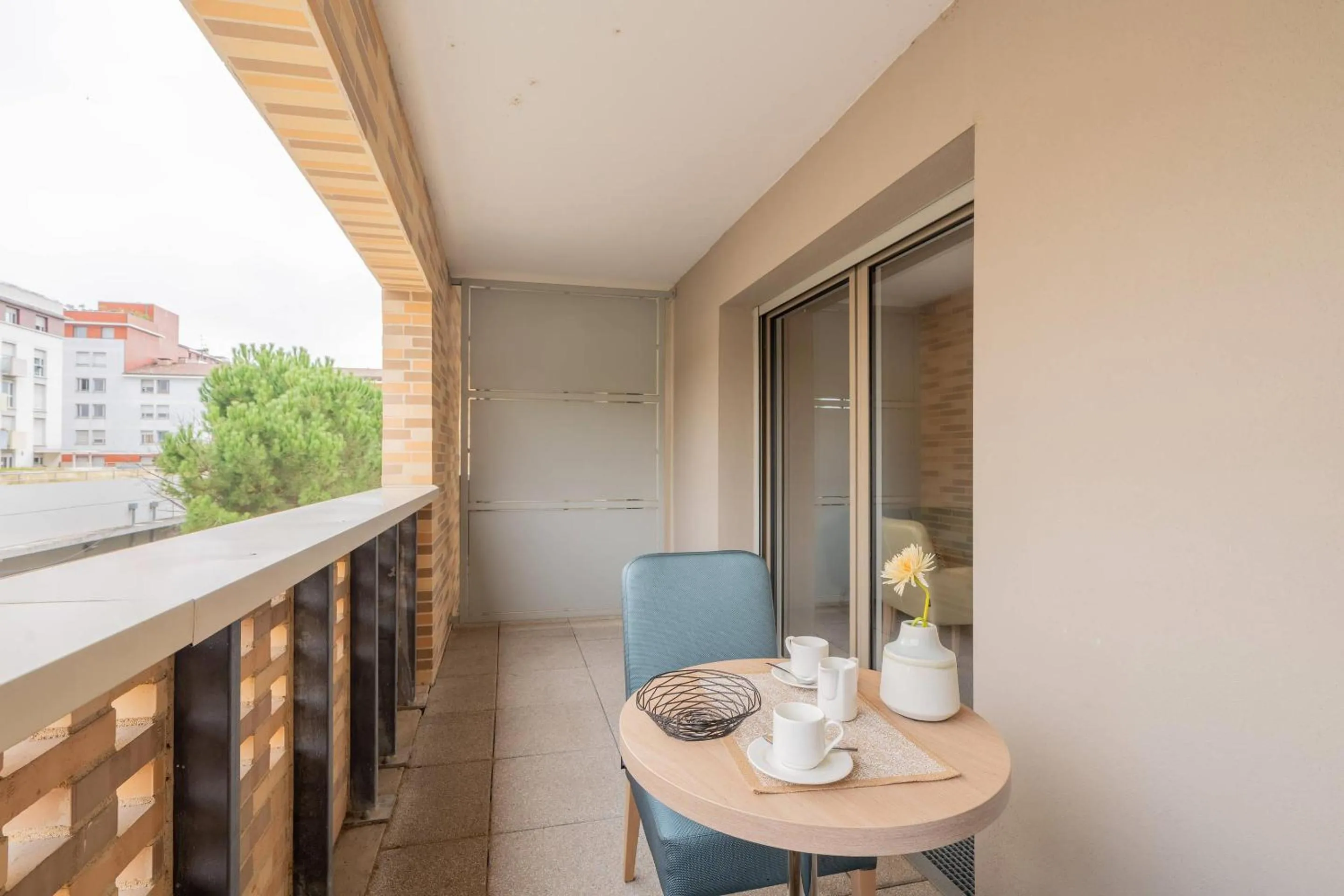 Balcony/Terrace in Quality Aparthotel Toulouse Ponts Jumeaux