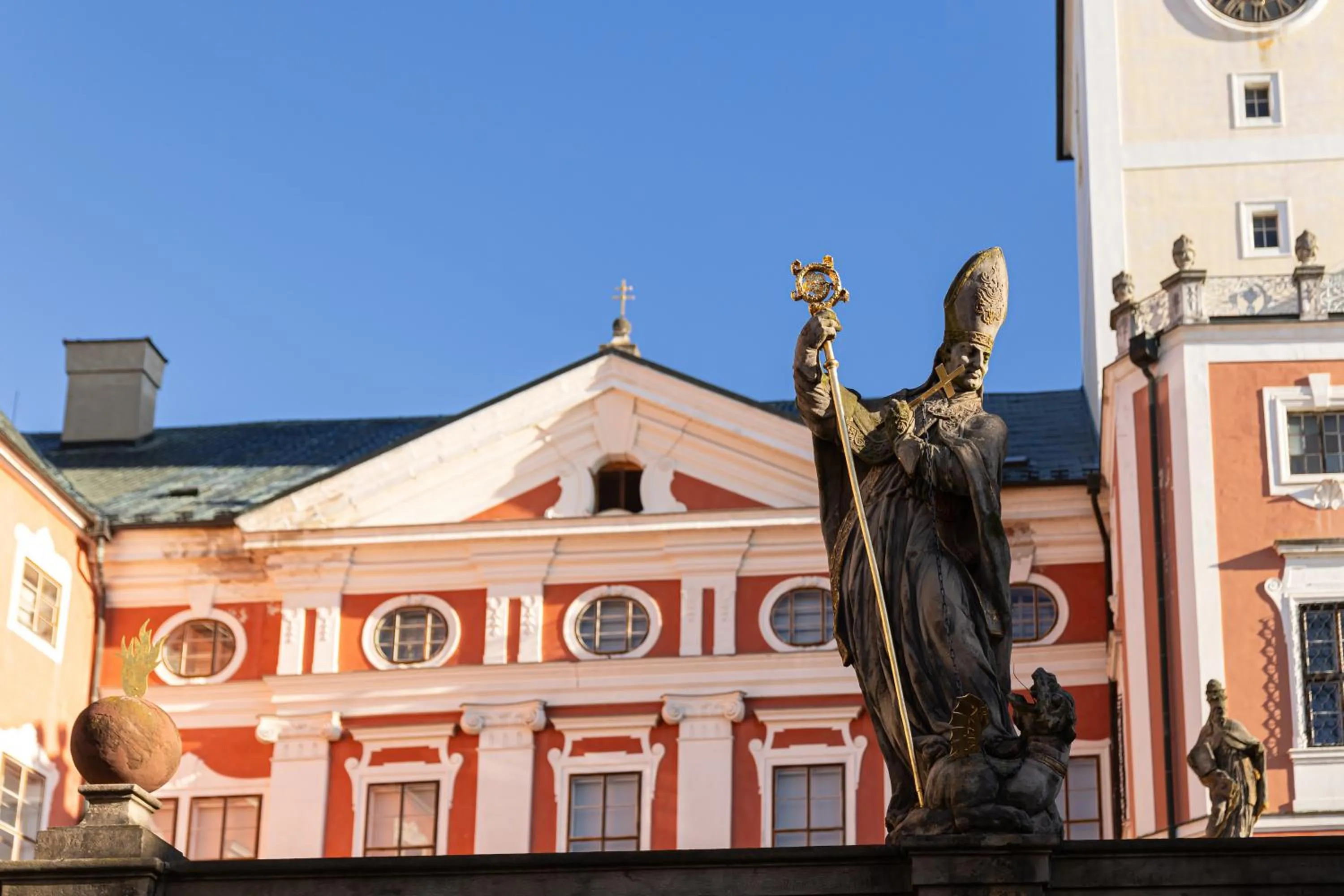 Property building in Dům Hostů Klášter Broumov