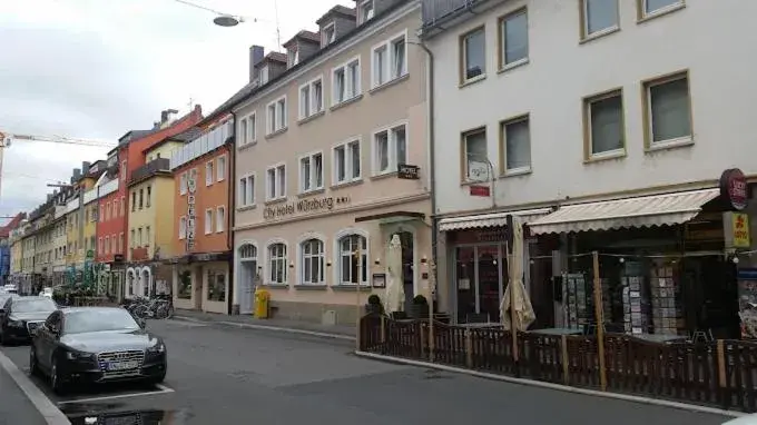 City view in City Hotel Würzburg City view in City Hotel Würzburg