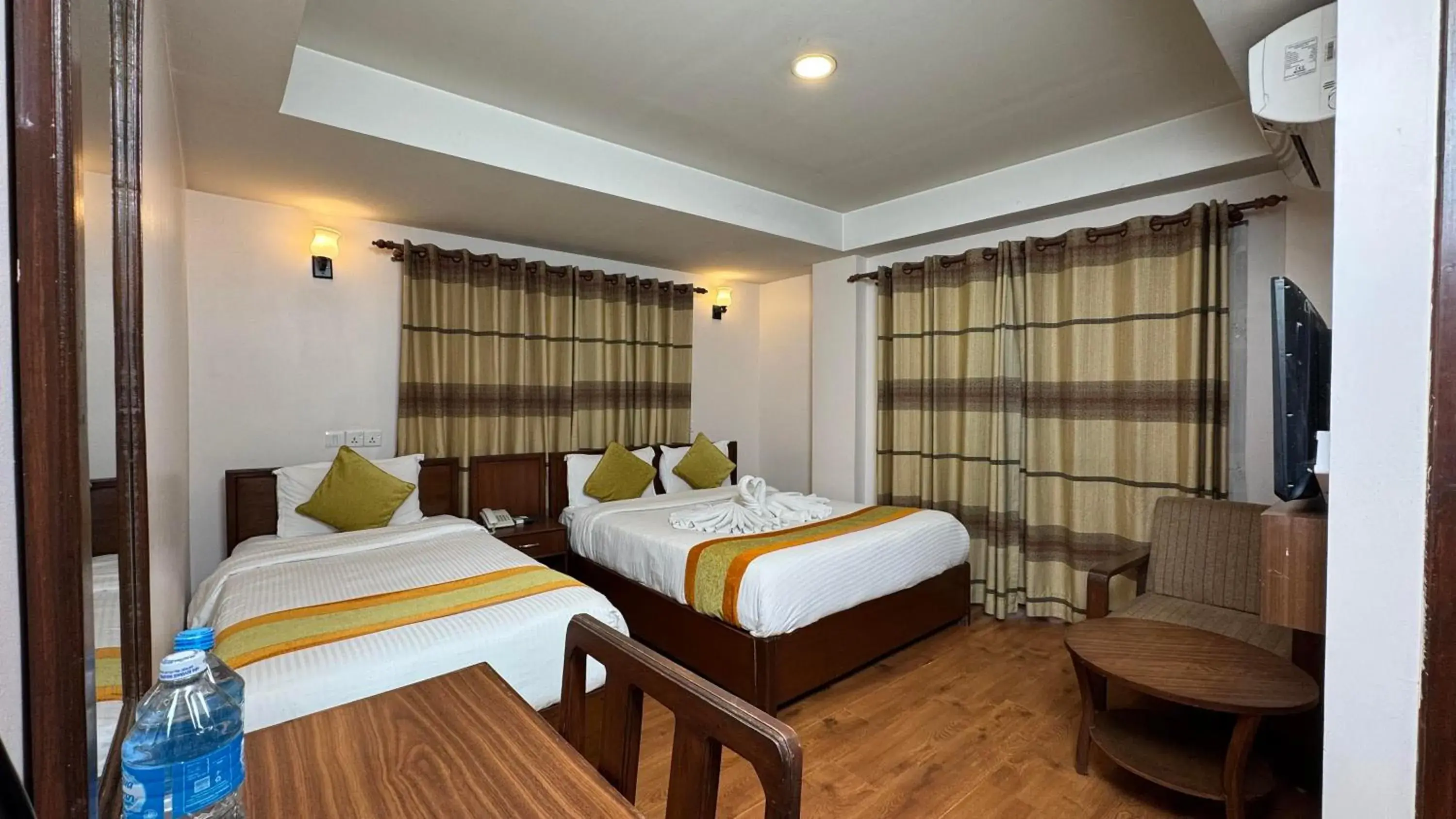 Photo of the whole room, Bed in Hotel Everest Nepal Photo of the whole room, Bed in Hotel Everest Nepal