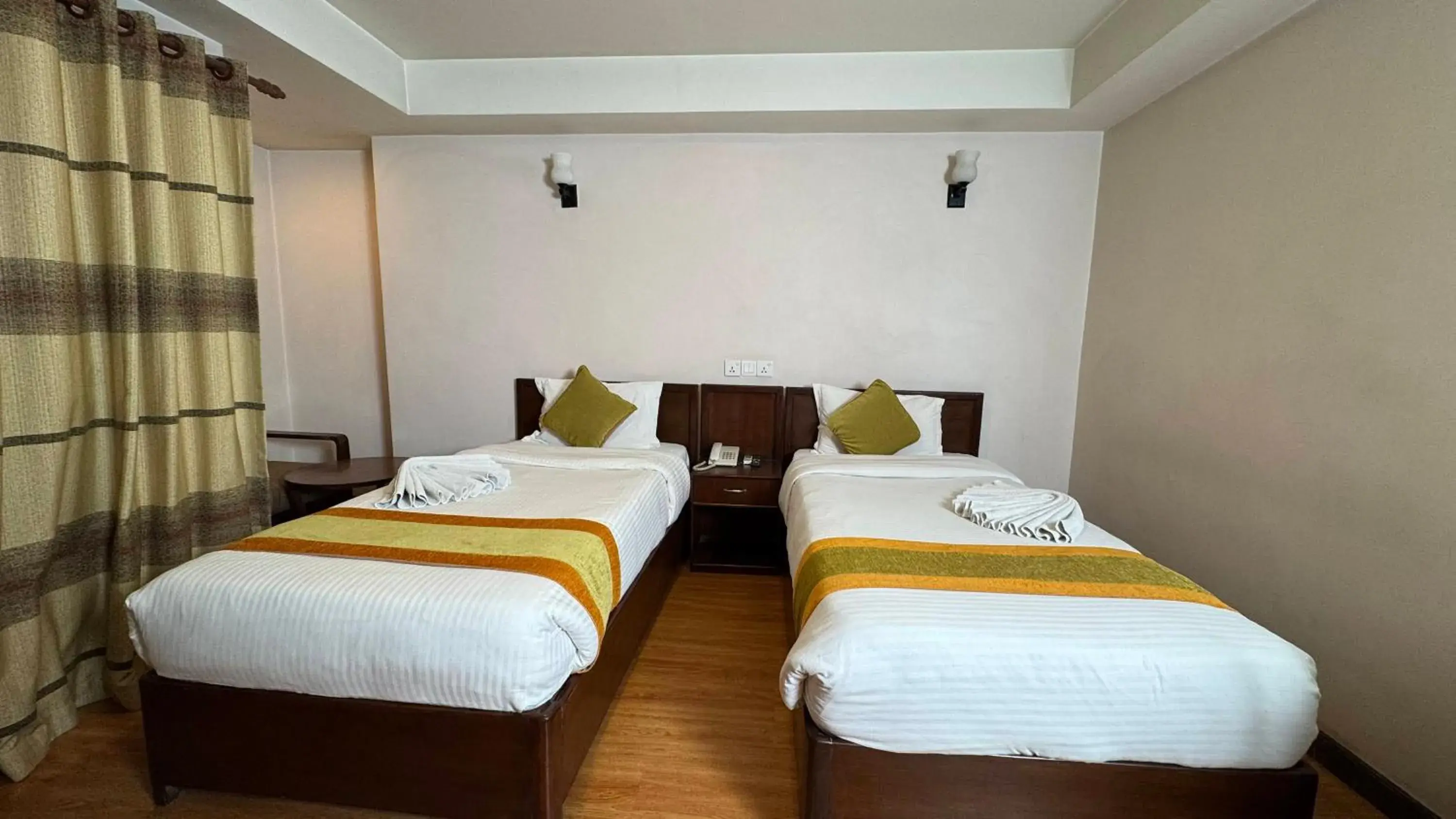 Photo of the whole room, Bed in Hotel Everest Nepal Photo of the whole room, Bed in Hotel Everest Nepal