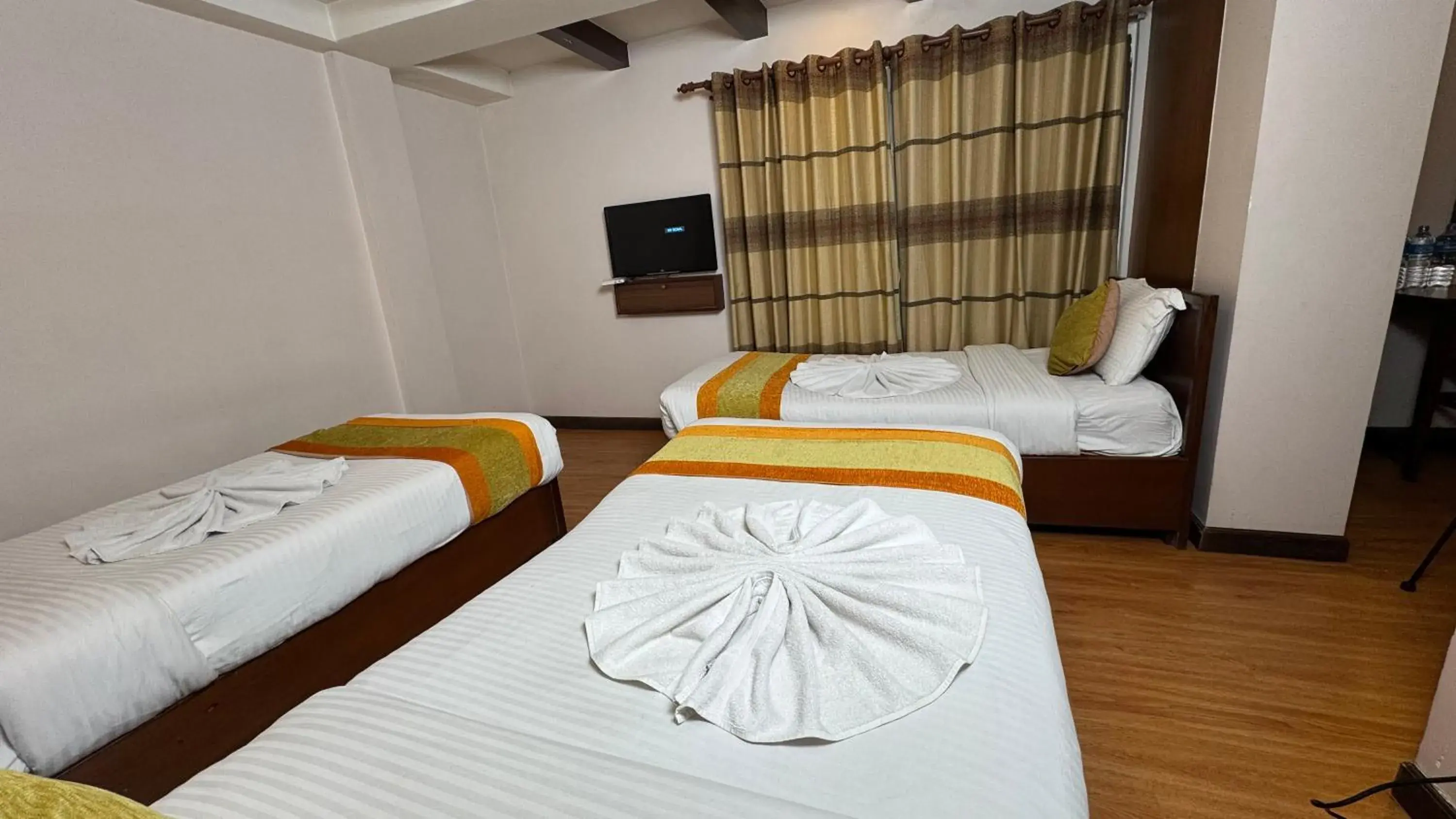 Photo of the whole room, Bed in Hotel Everest Nepal Photo of the whole room, Bed in Hotel Everest Nepal