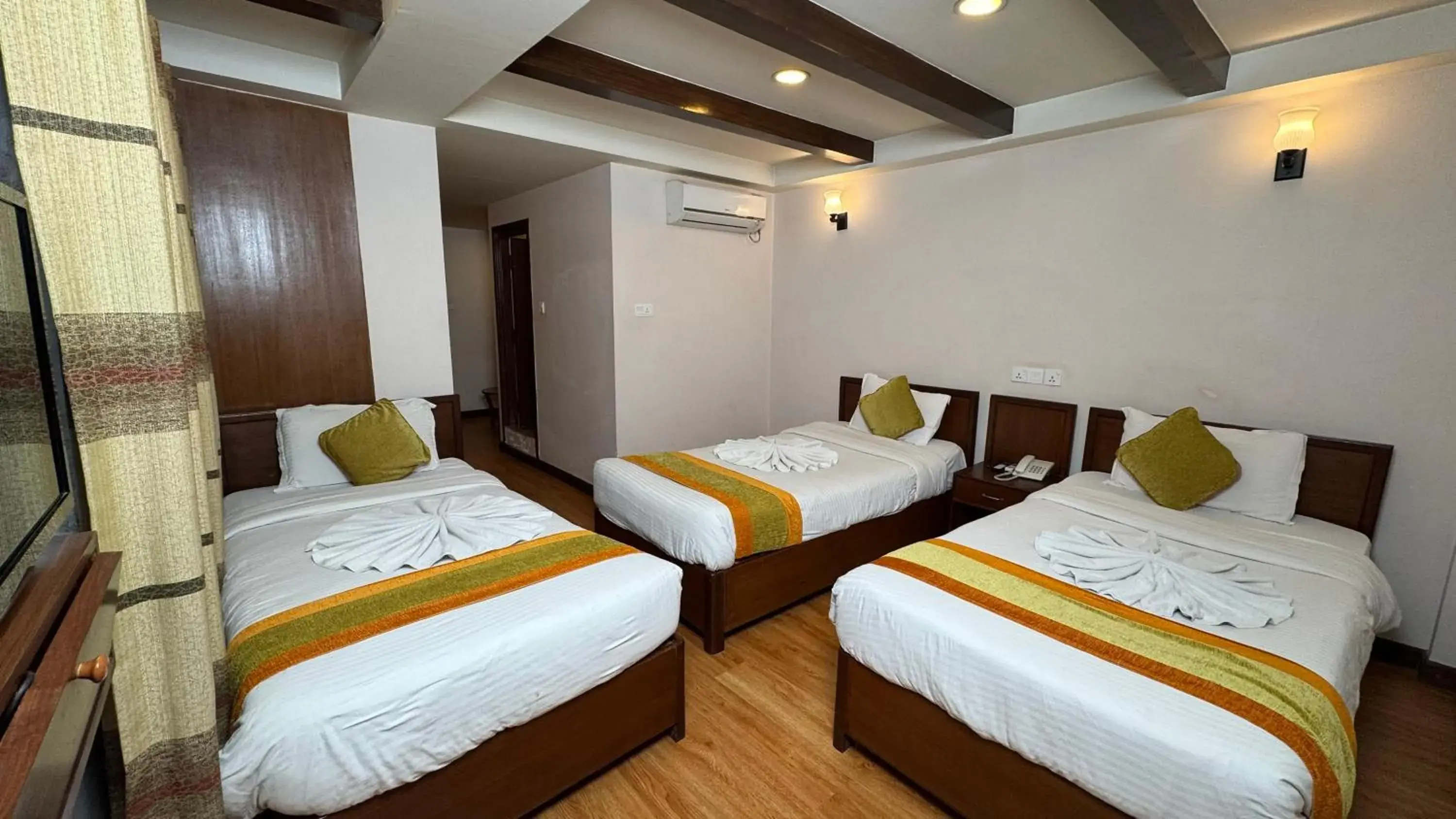 Photo of the whole room, Bed in Hotel Everest Nepal Photo of the whole room, Bed in Hotel Everest Nepal