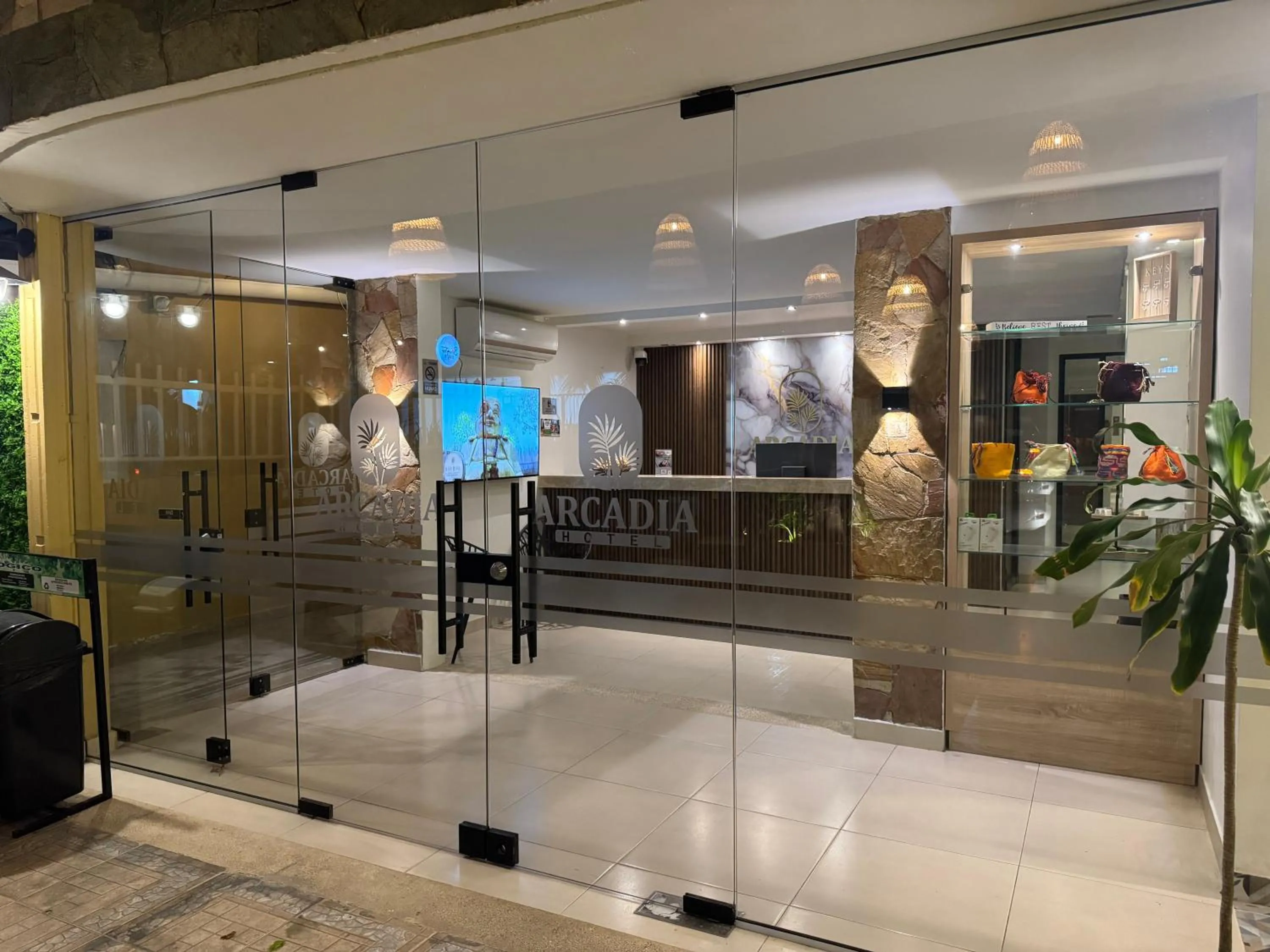 Lobby or reception in Arcadia Hotel