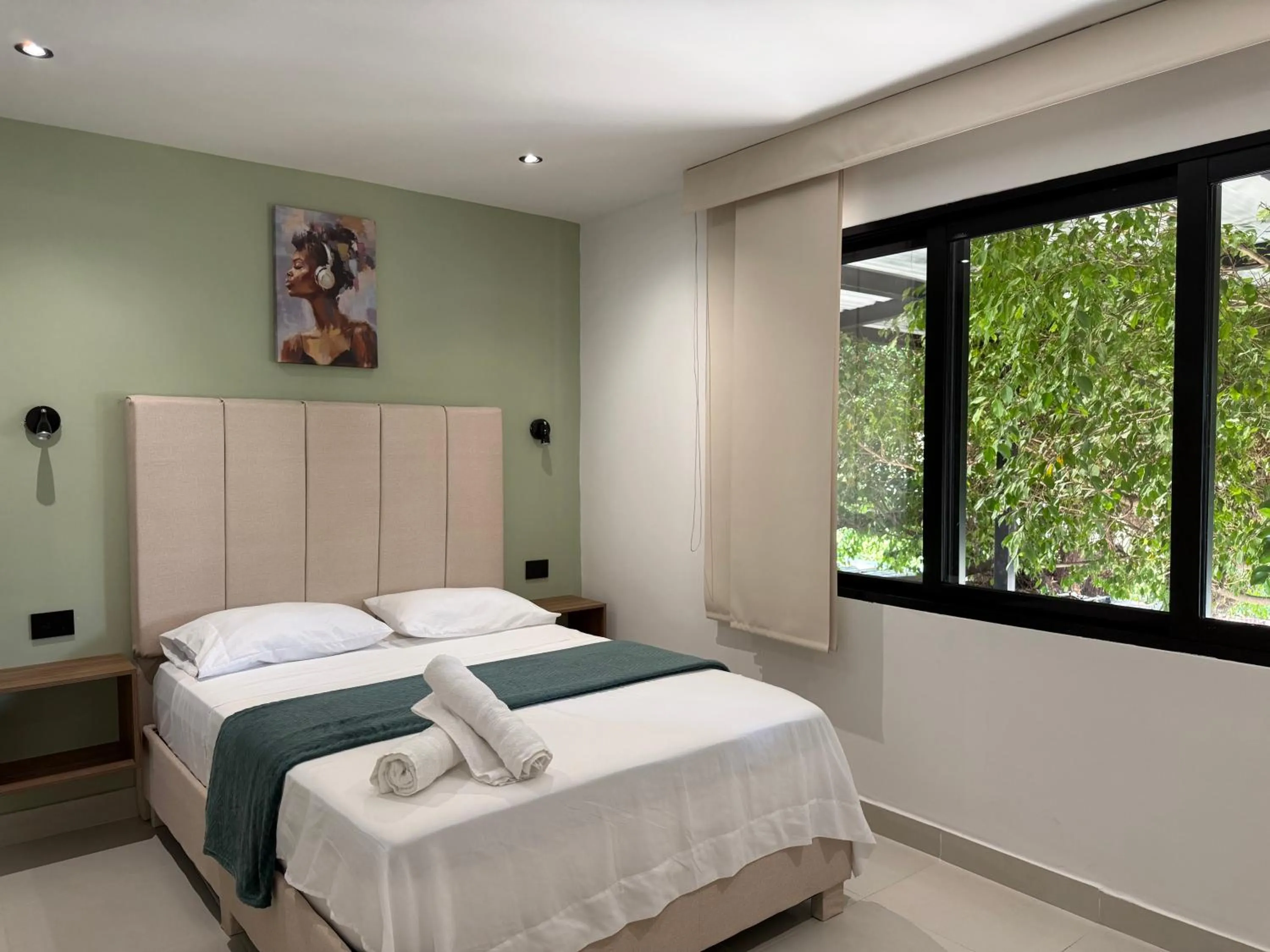Bed in Arcadia Hotel