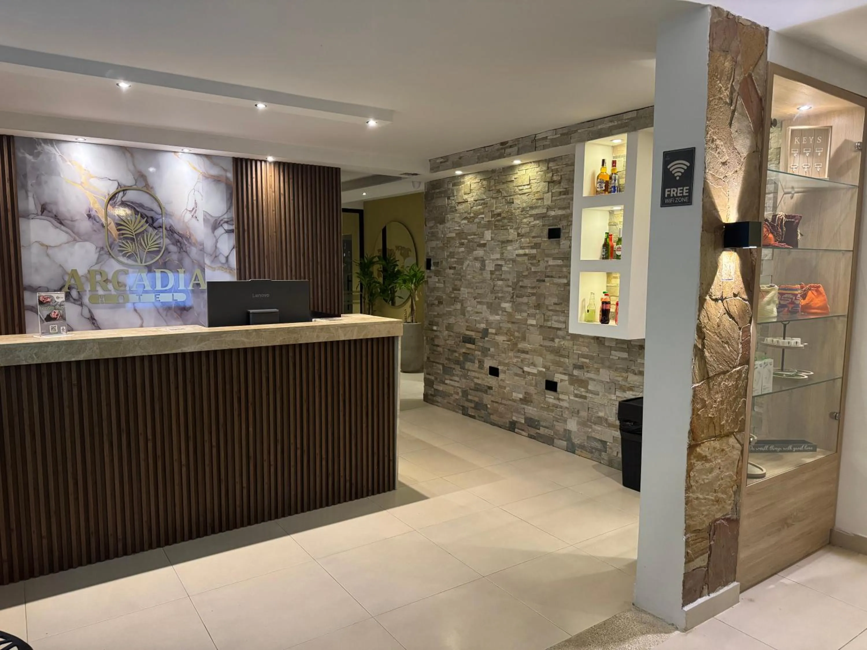 On-site shops in Arcadia Hotel