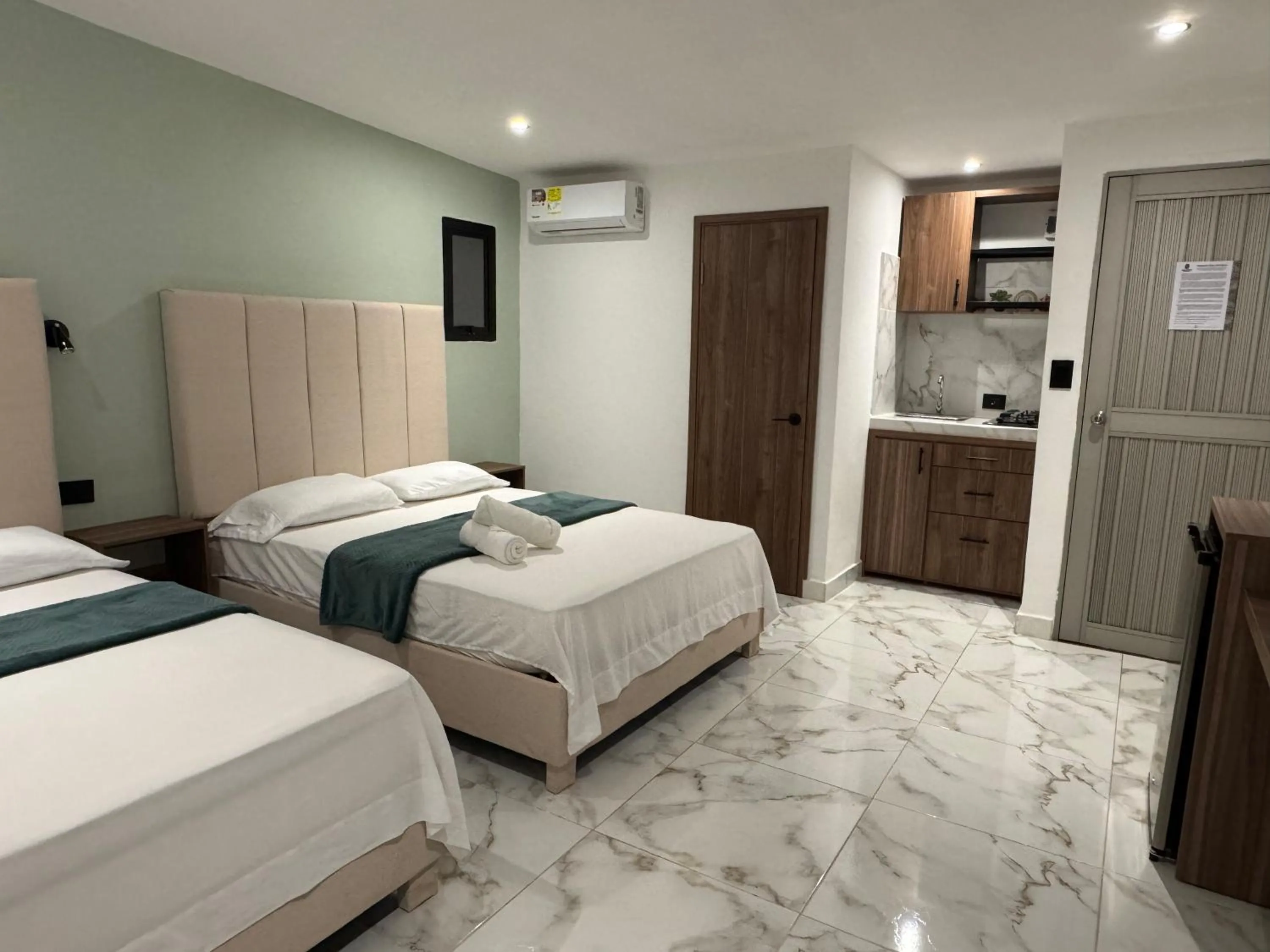 Bed in Arcadia Hotel