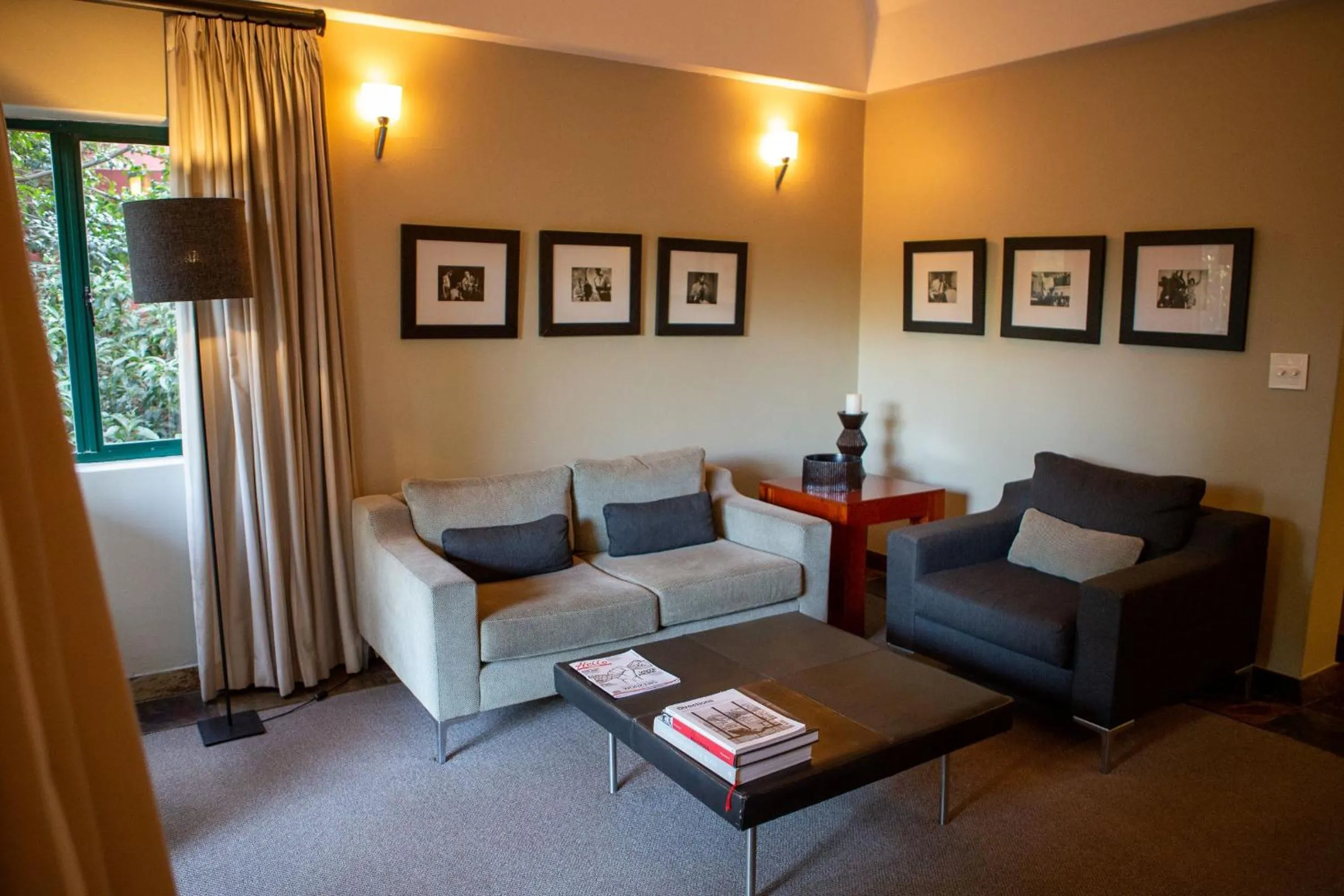 Seating area in Ten Bompas Hotel