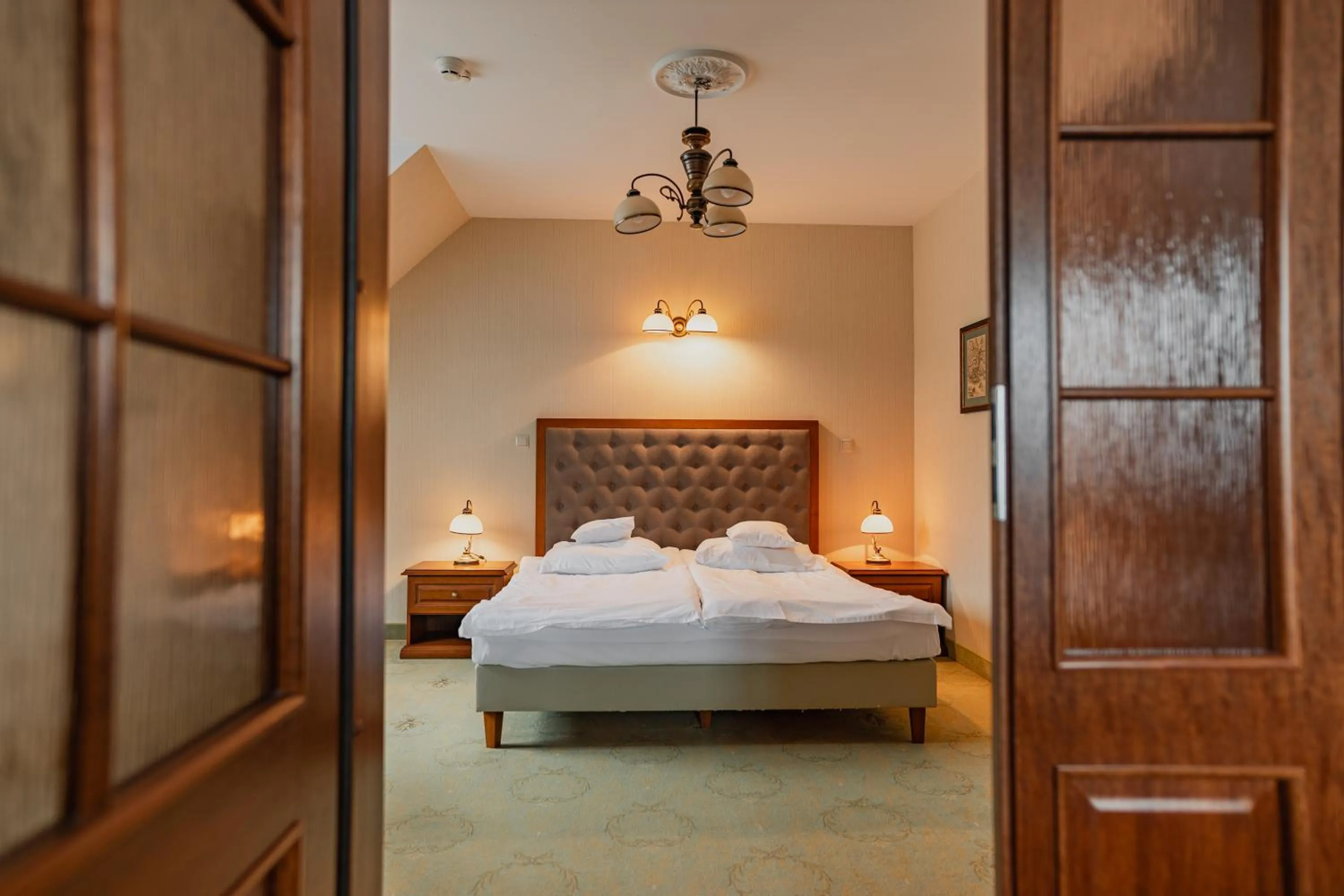 Bed in Hotel Pałac Poledno