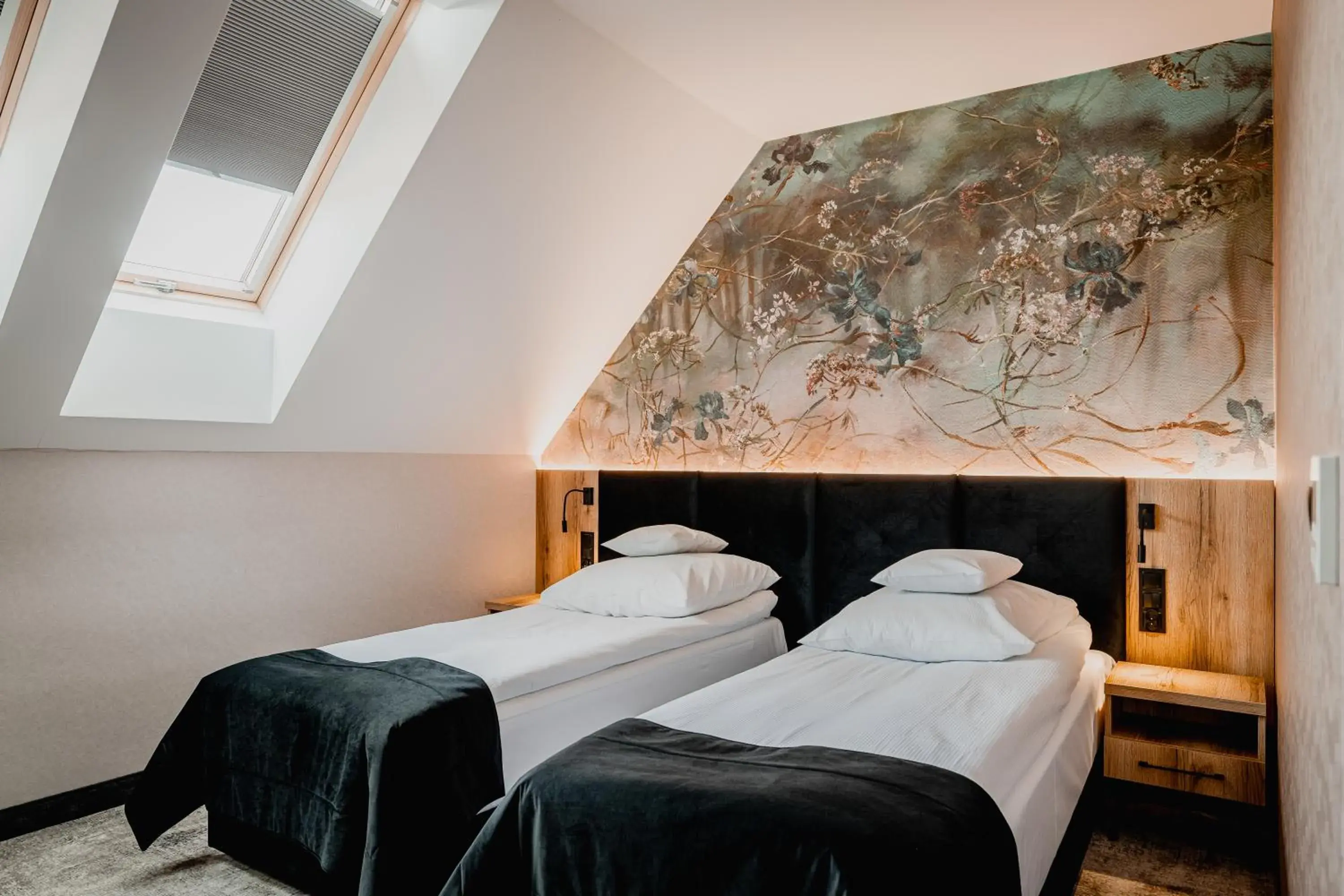 Bed in Hotel Pałac Poledno Bed in Hotel Pałac Poledno