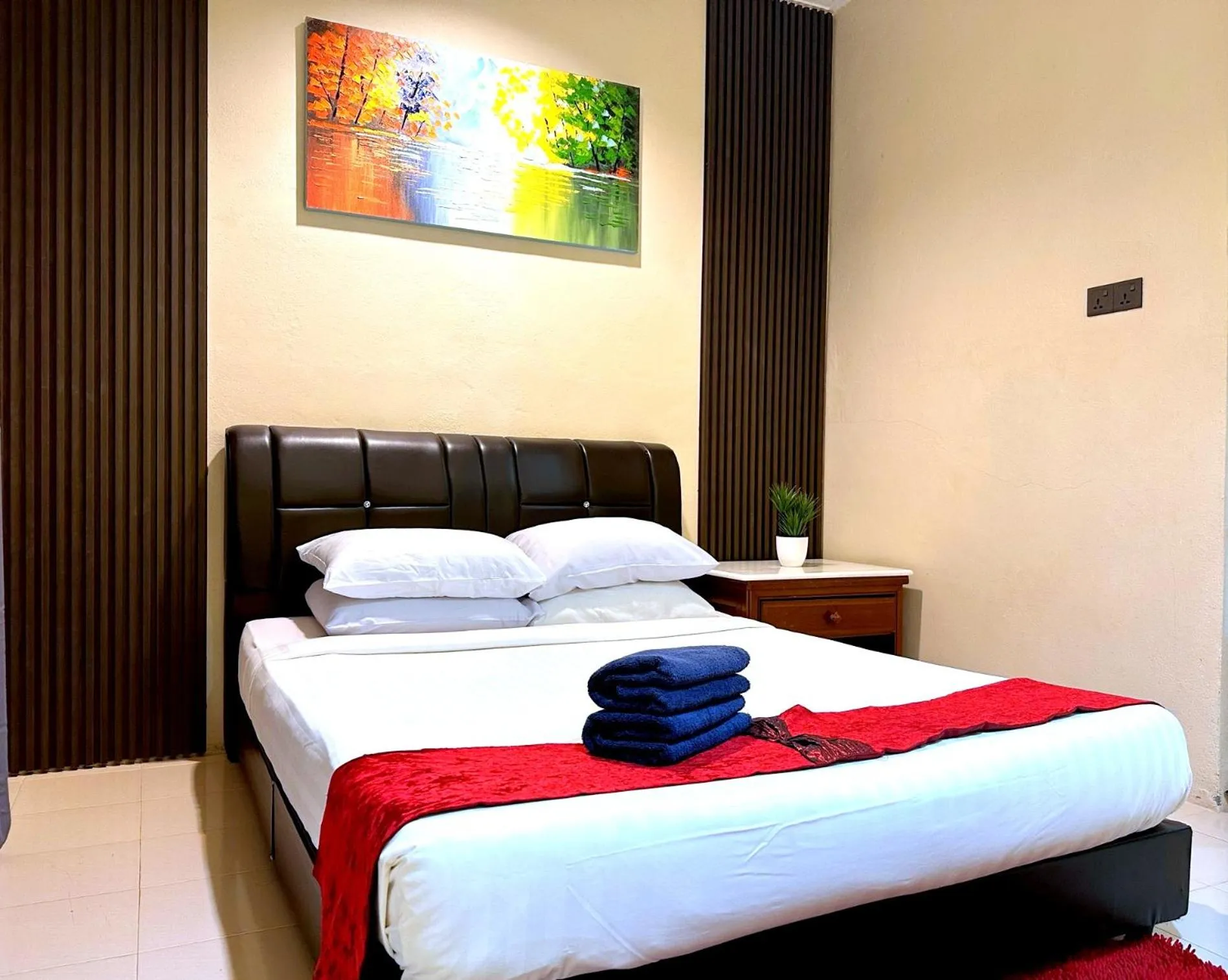 Bed in Pemandangan Indah Guest House - Look Out Point Villa-
