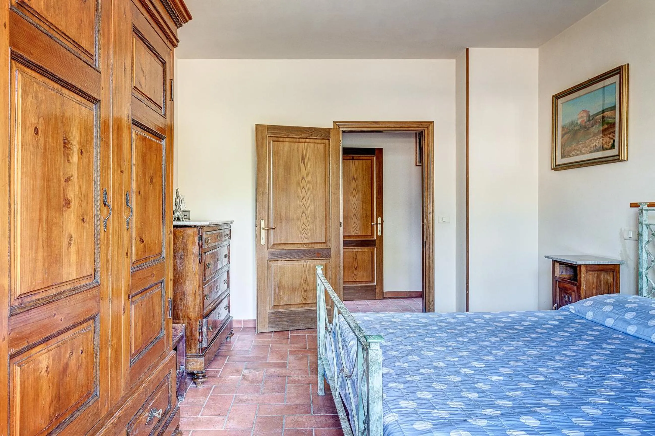 Bedroom, Bed in Villa Verde