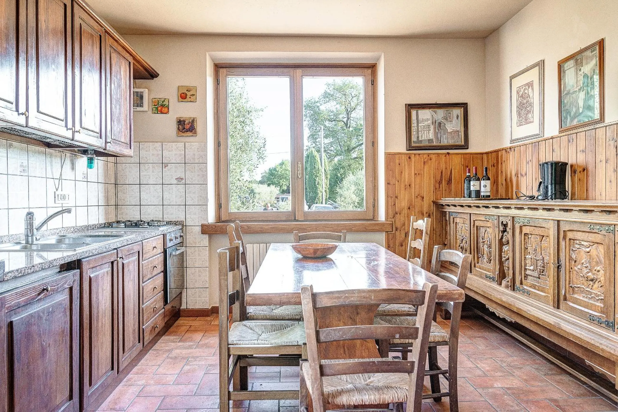 Dining area in Villa Verde