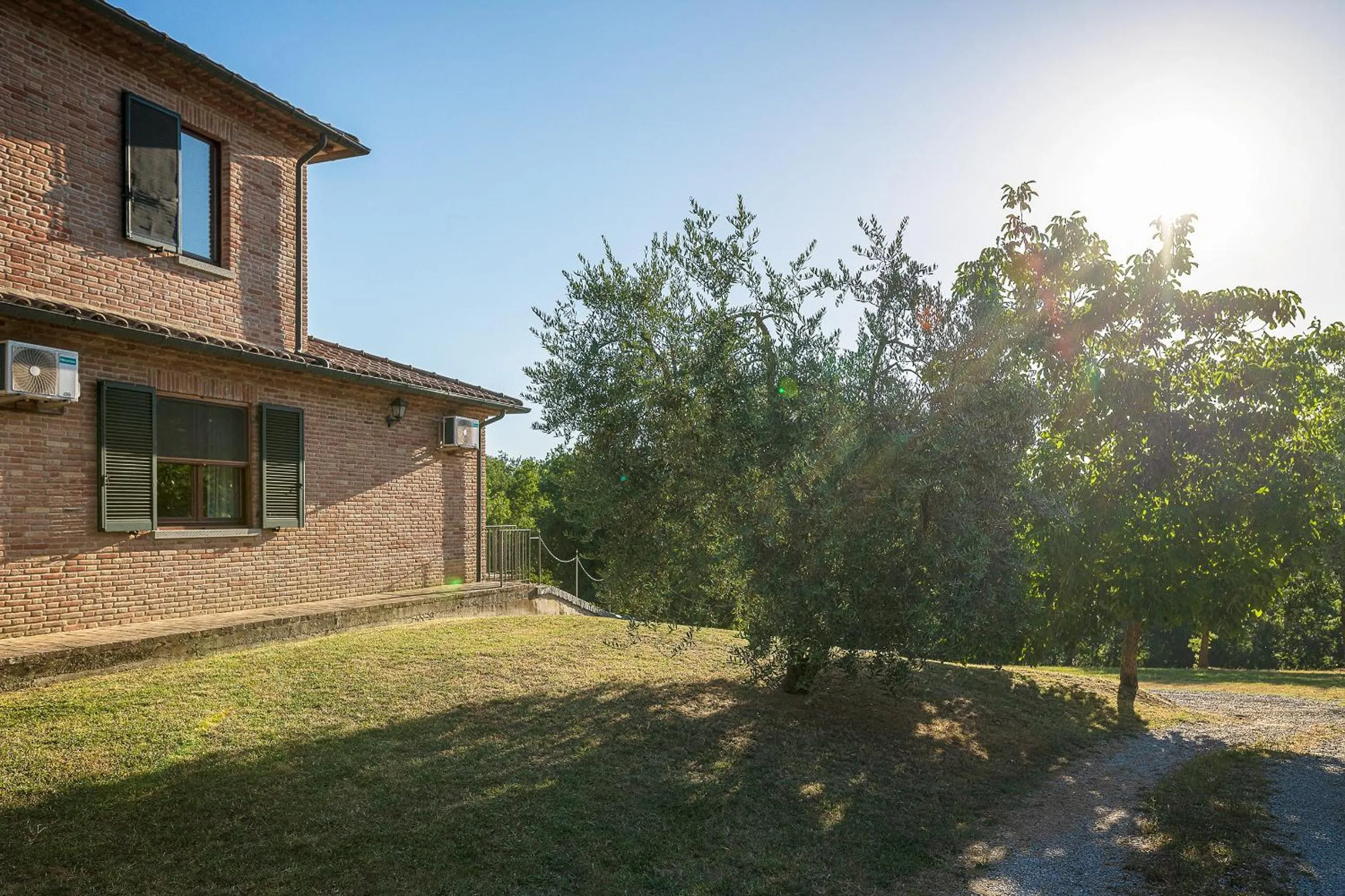 Garden view in Villa Verde