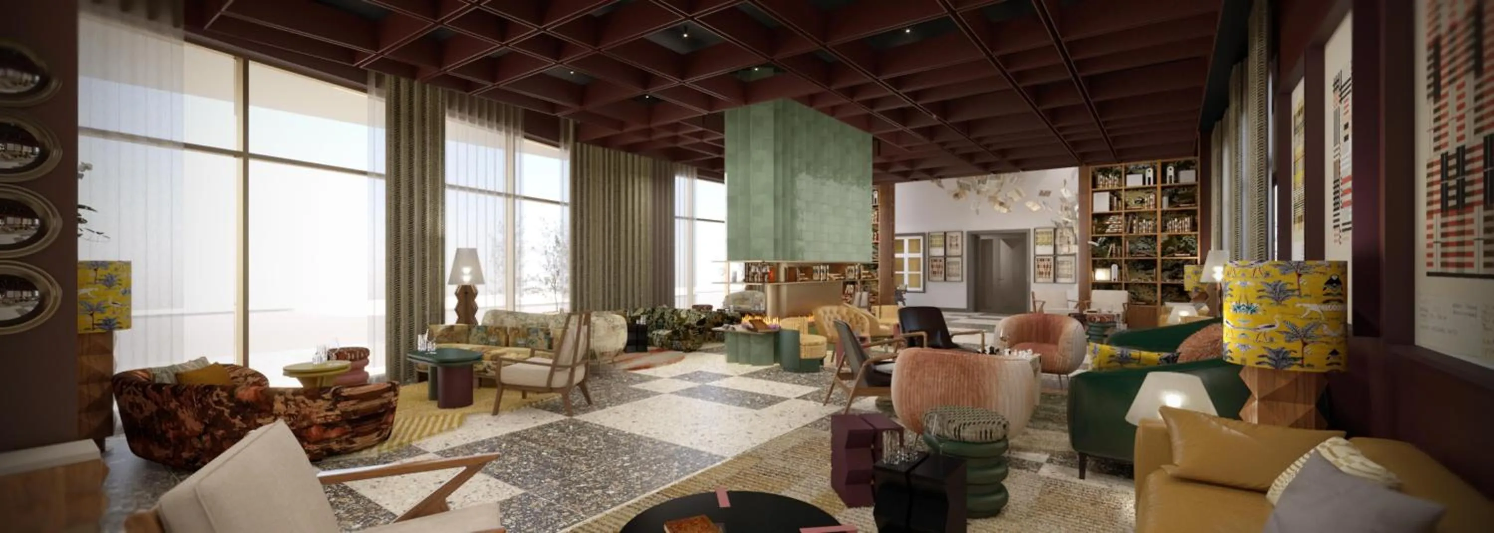 Lobby or reception in Skald Hotel Akureyri, Curio Collection By Hilton