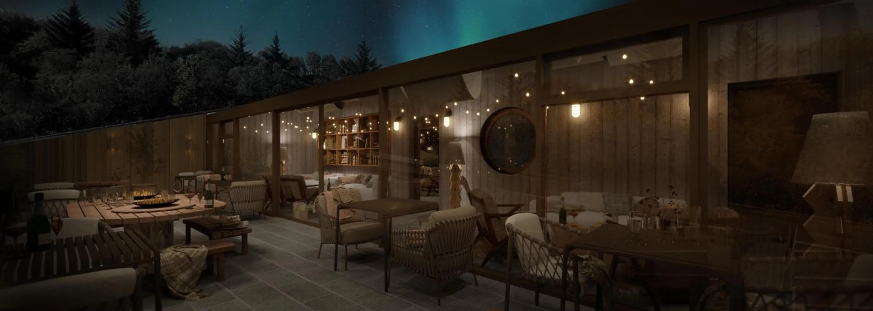 Patio in Skald Hotel Akureyri, Curio Collection By Hilton