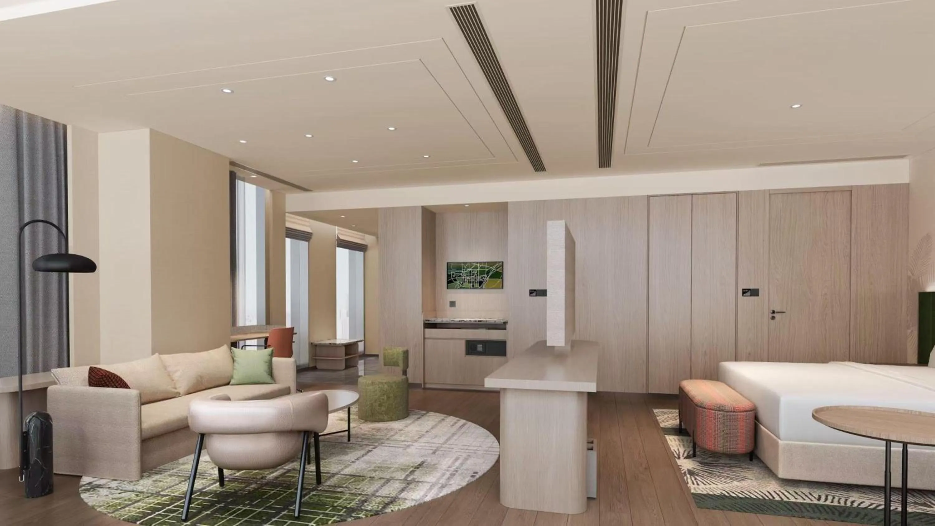 Living room in Hilton Garden Inn Beijing Fengtai Xinxiang Building