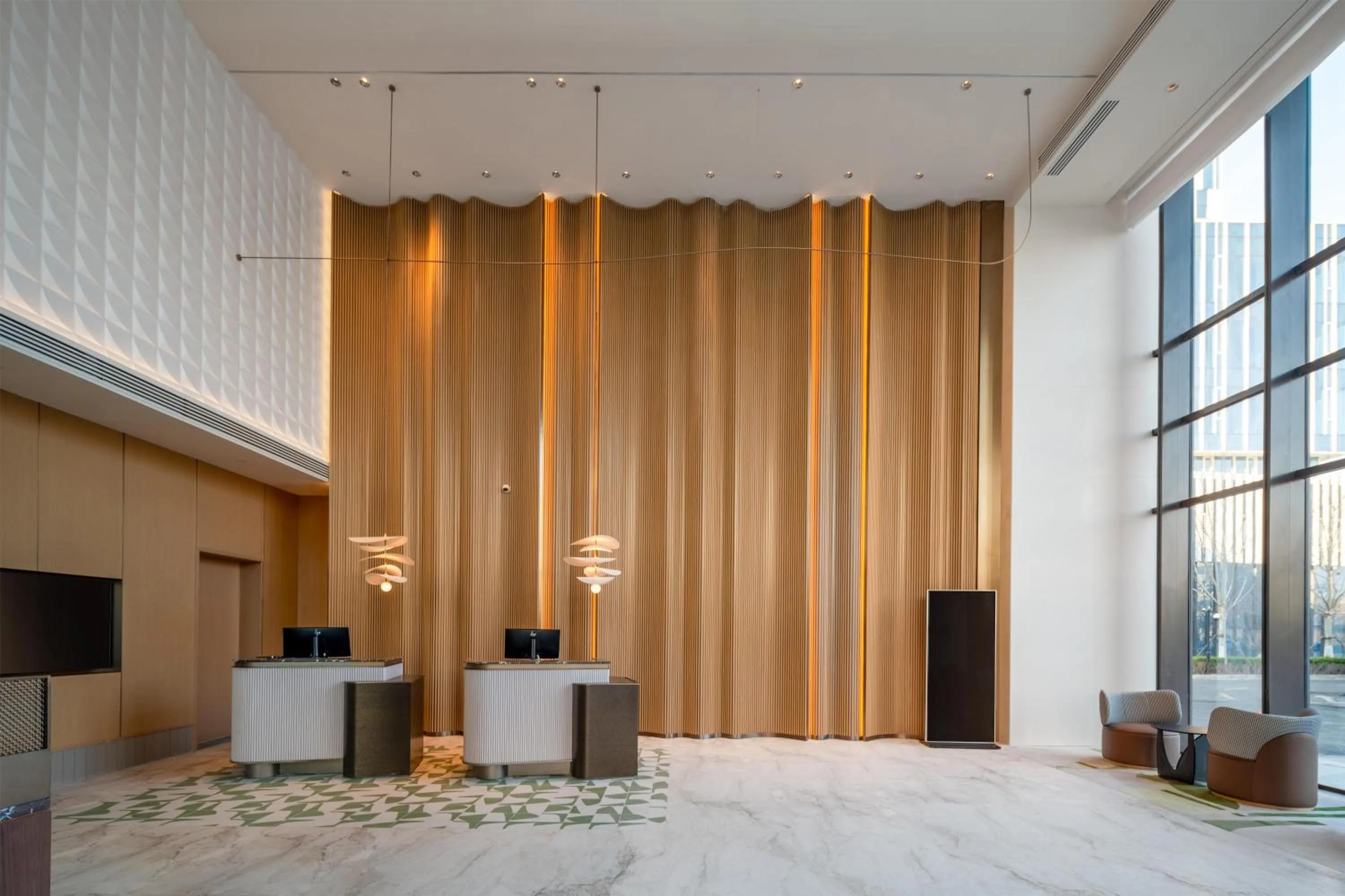 Lobby or reception in Hilton Garden Inn Beijing Fengtai Xinxiang Building