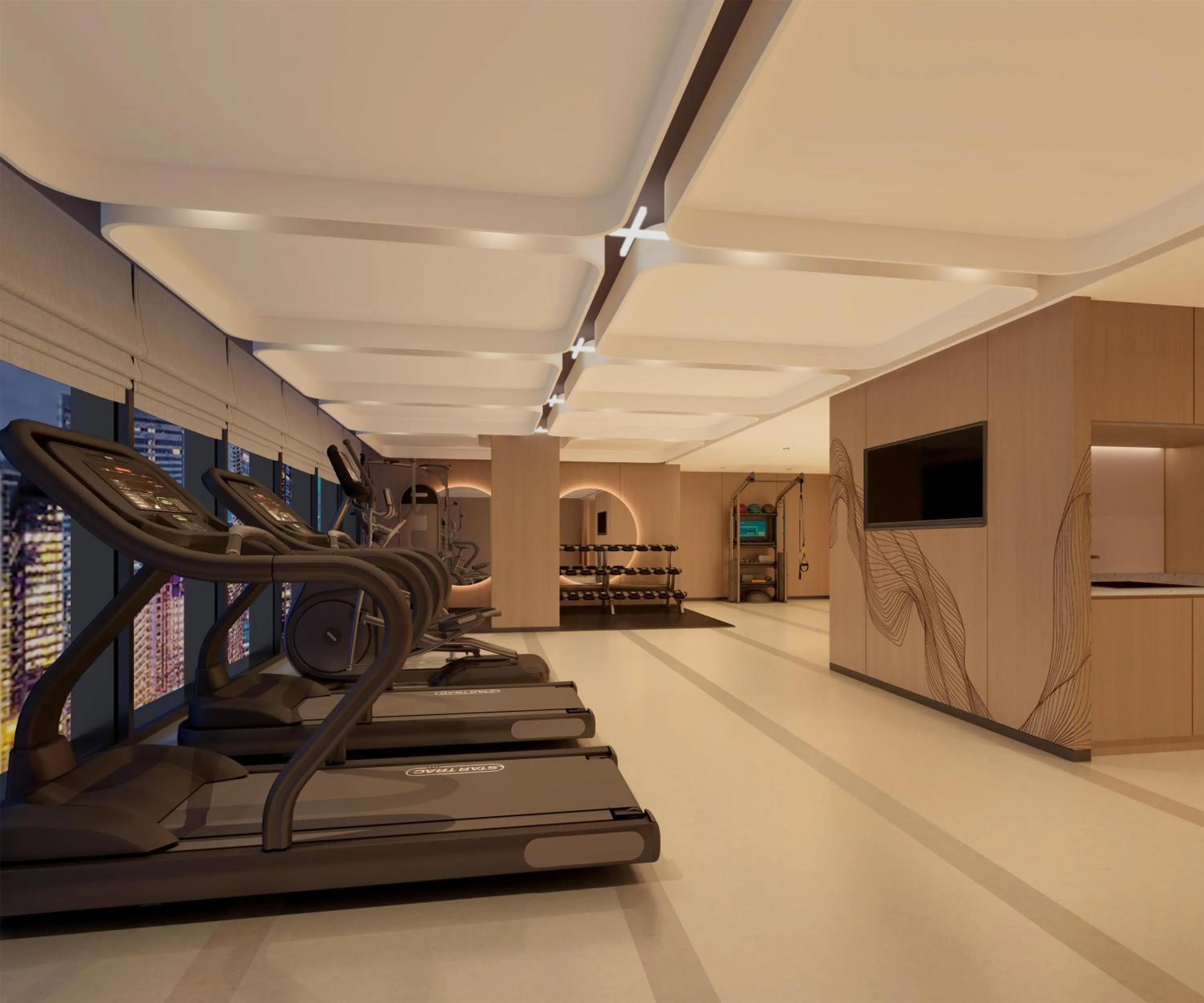 Fitness centre/facilities in Hilton Garden Inn Beijing Fengtai Xinxiang Building