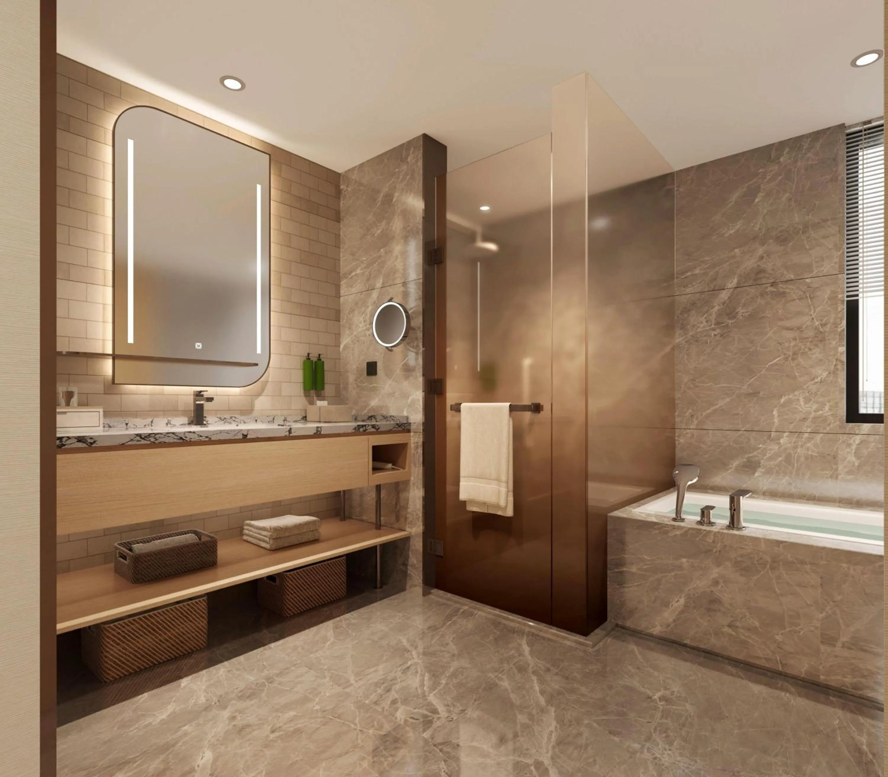 Bathroom in Hilton Garden Inn Beijing Fengtai Xinxiang Building